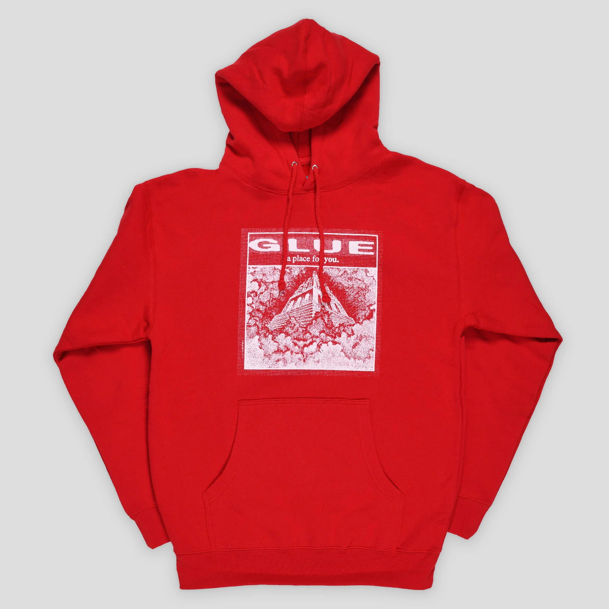 Glue Skateboards A Place For You Hoodie - Red