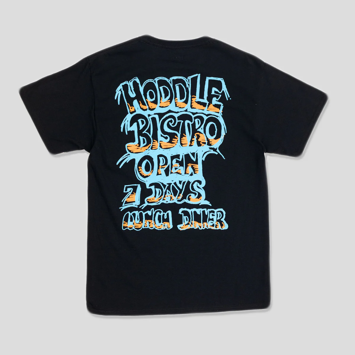HODDLE "BISTRO" TEE BLACK - Image 3