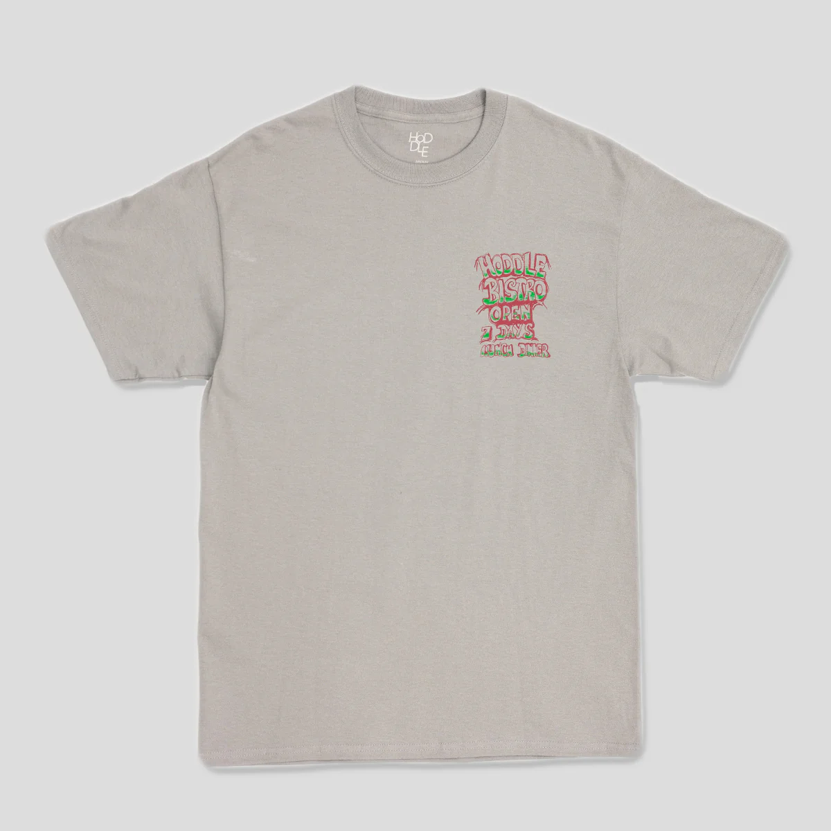 HODDLE "BISTRO" TEE GREY