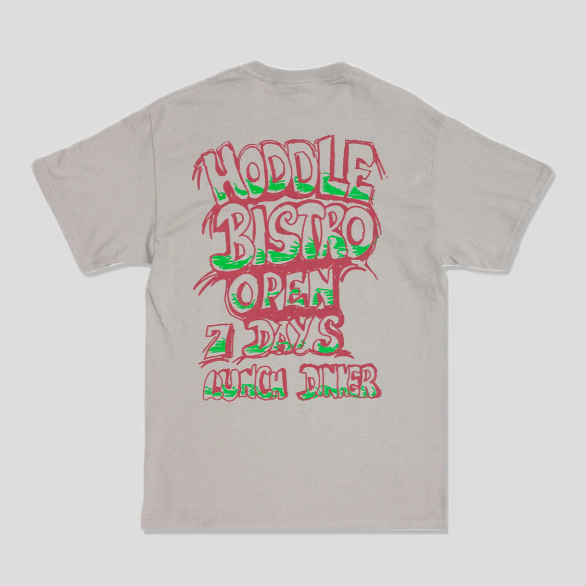 HODDLE "BISTRO" TEE GREY - Image 3