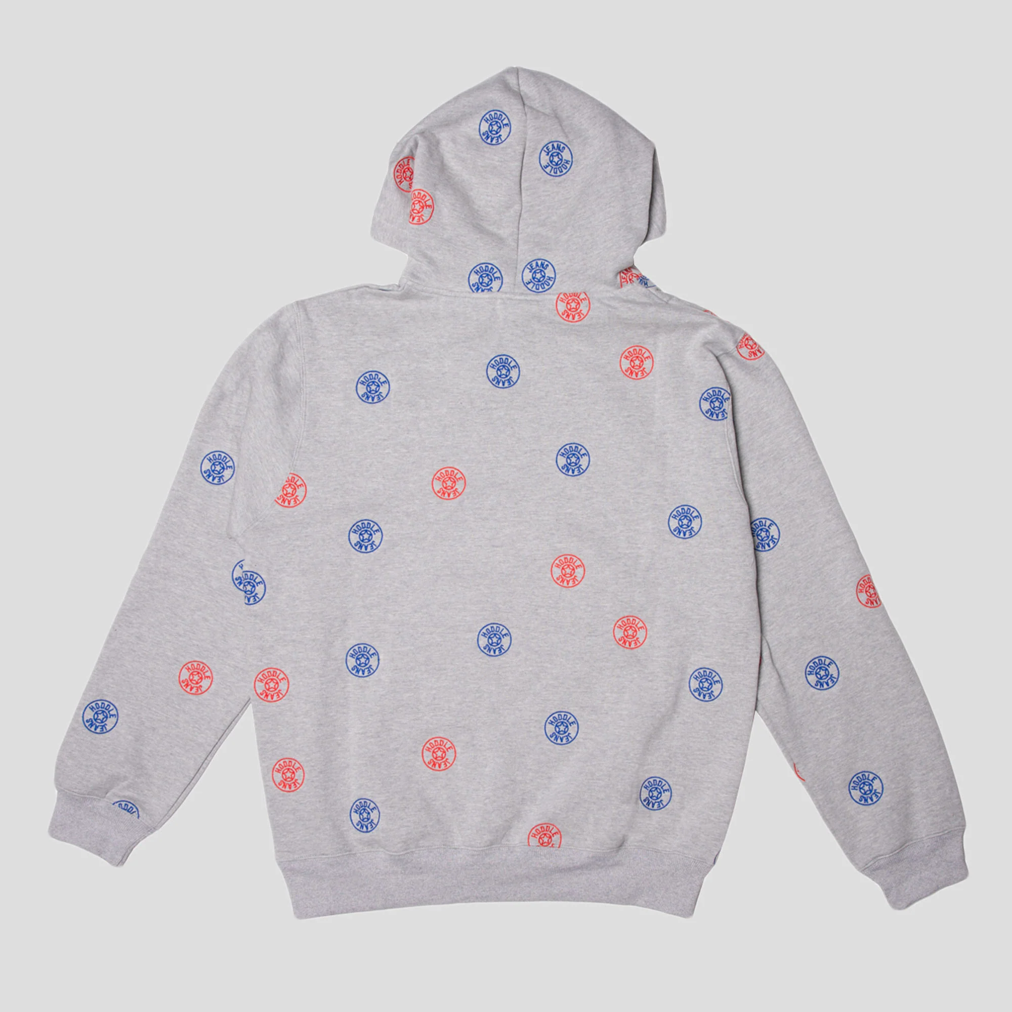 Hoddle Jeans Dot Logo Hoodie - Grey - Image 4