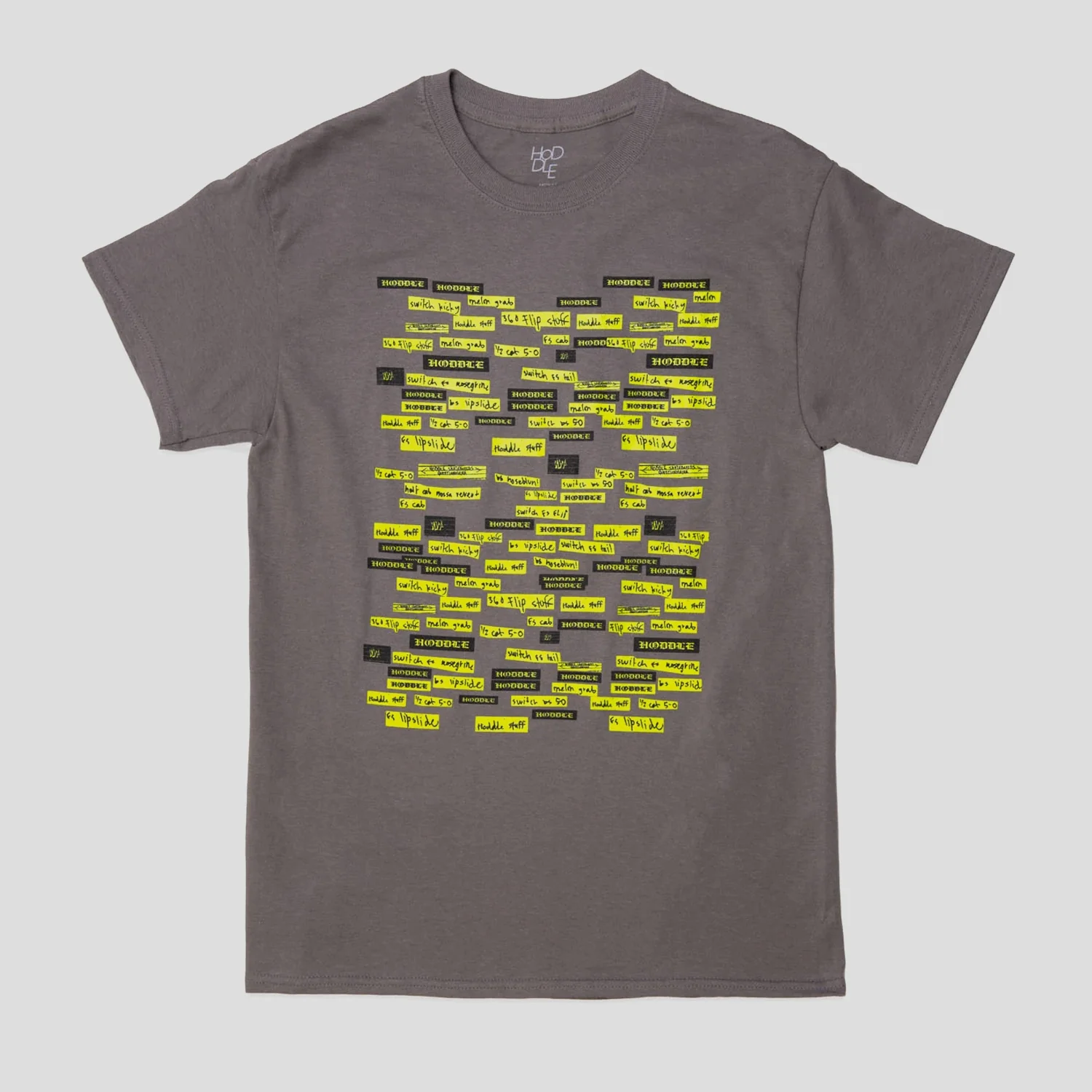 HODDLE "LIST" TEE GREY