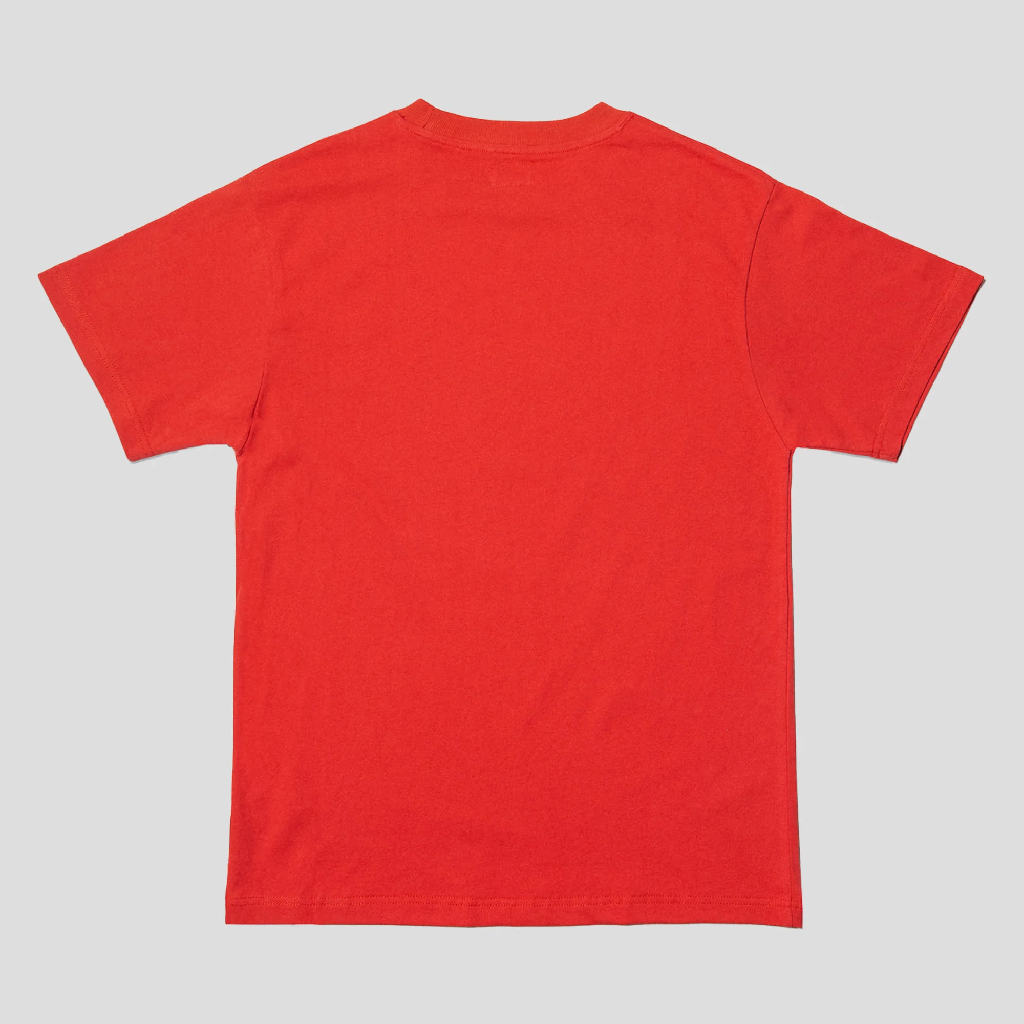 Hoddle Logo Tee - Crimson / Blue - Image 3