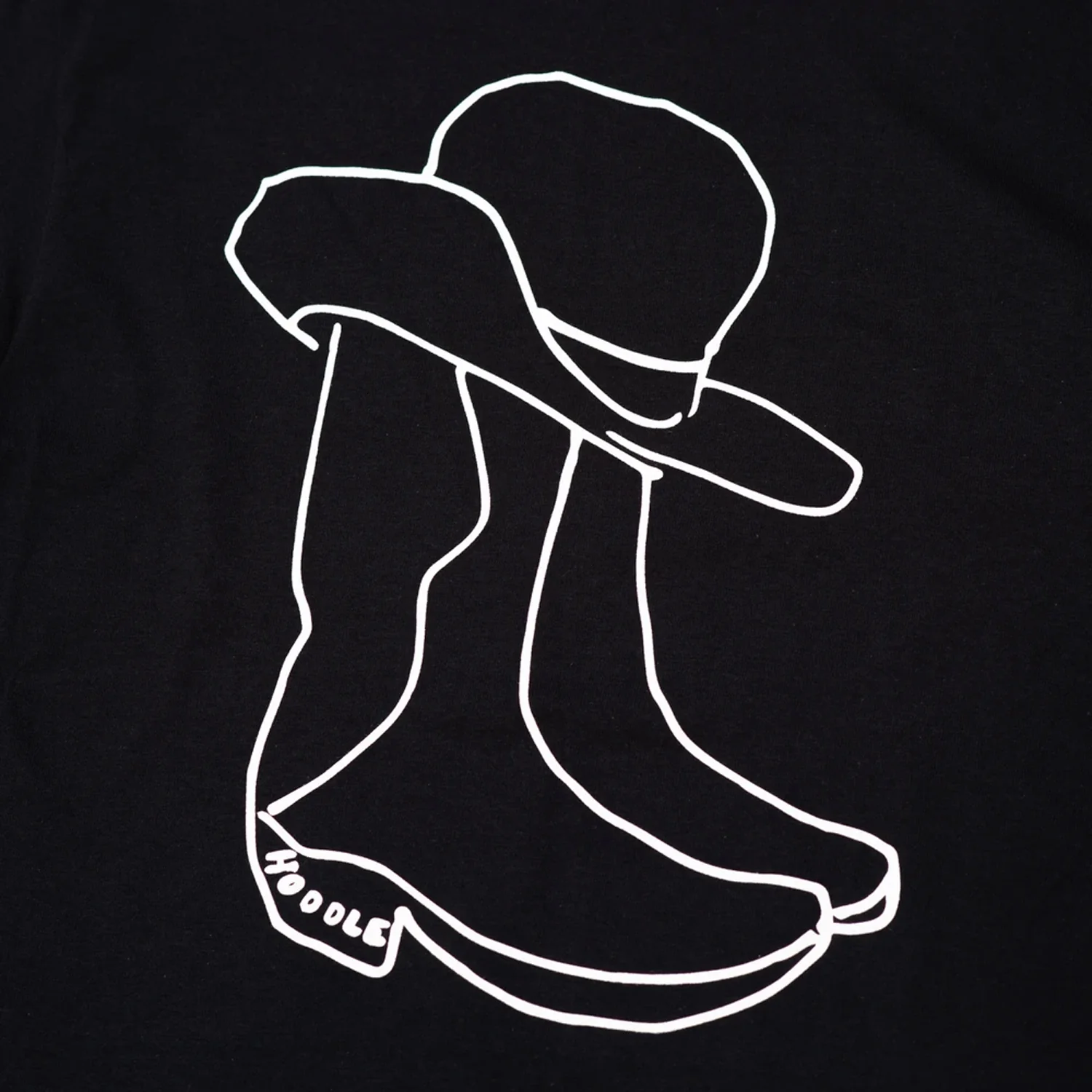 HODDLE "LONE RANGER" TEE BLACK - Image 3
