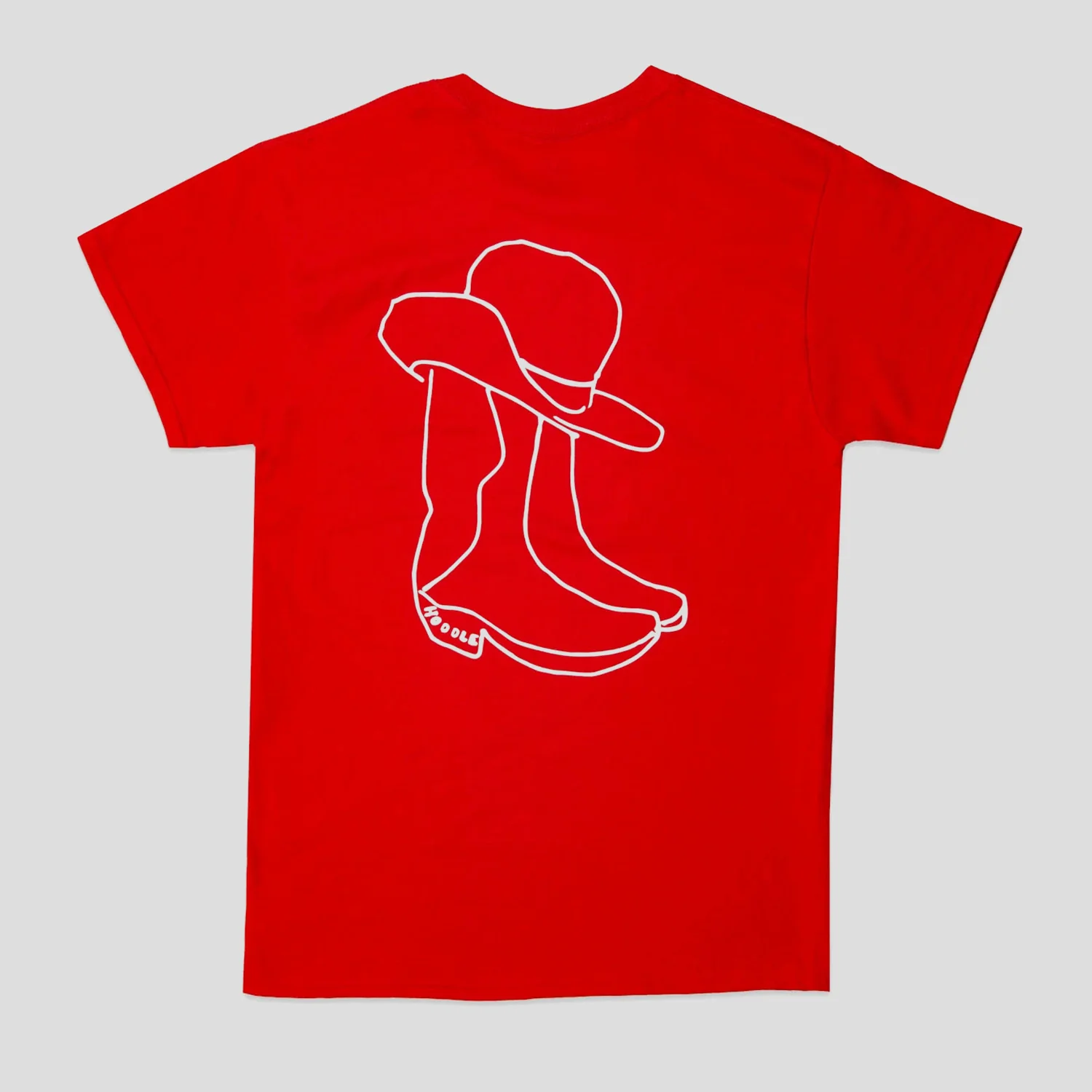 HODDLE "LONE RANGER" TEE RED - Image 4