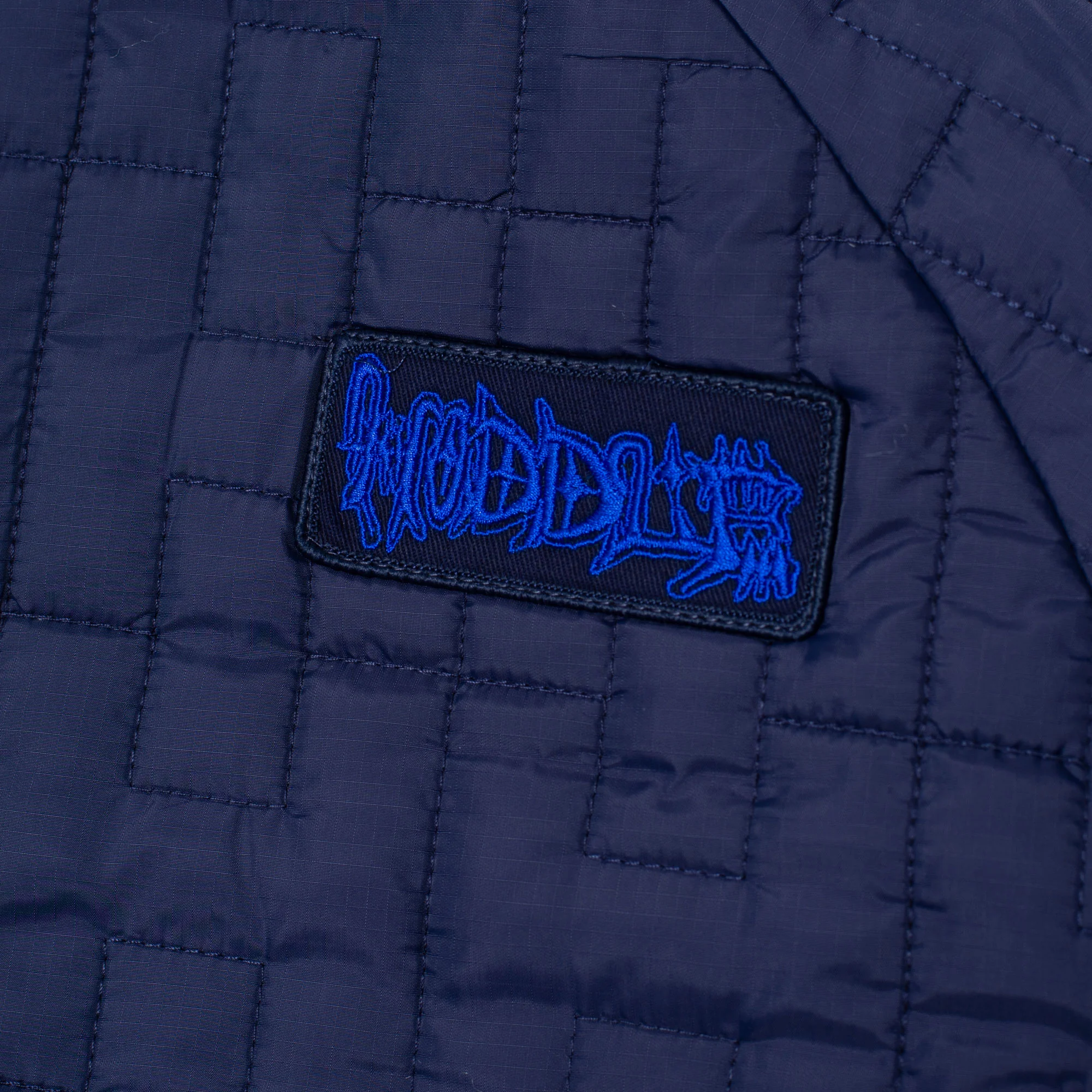 Hoddle M1 Reversible Bomber Jacket - Navy / Safety Orange - Image 3