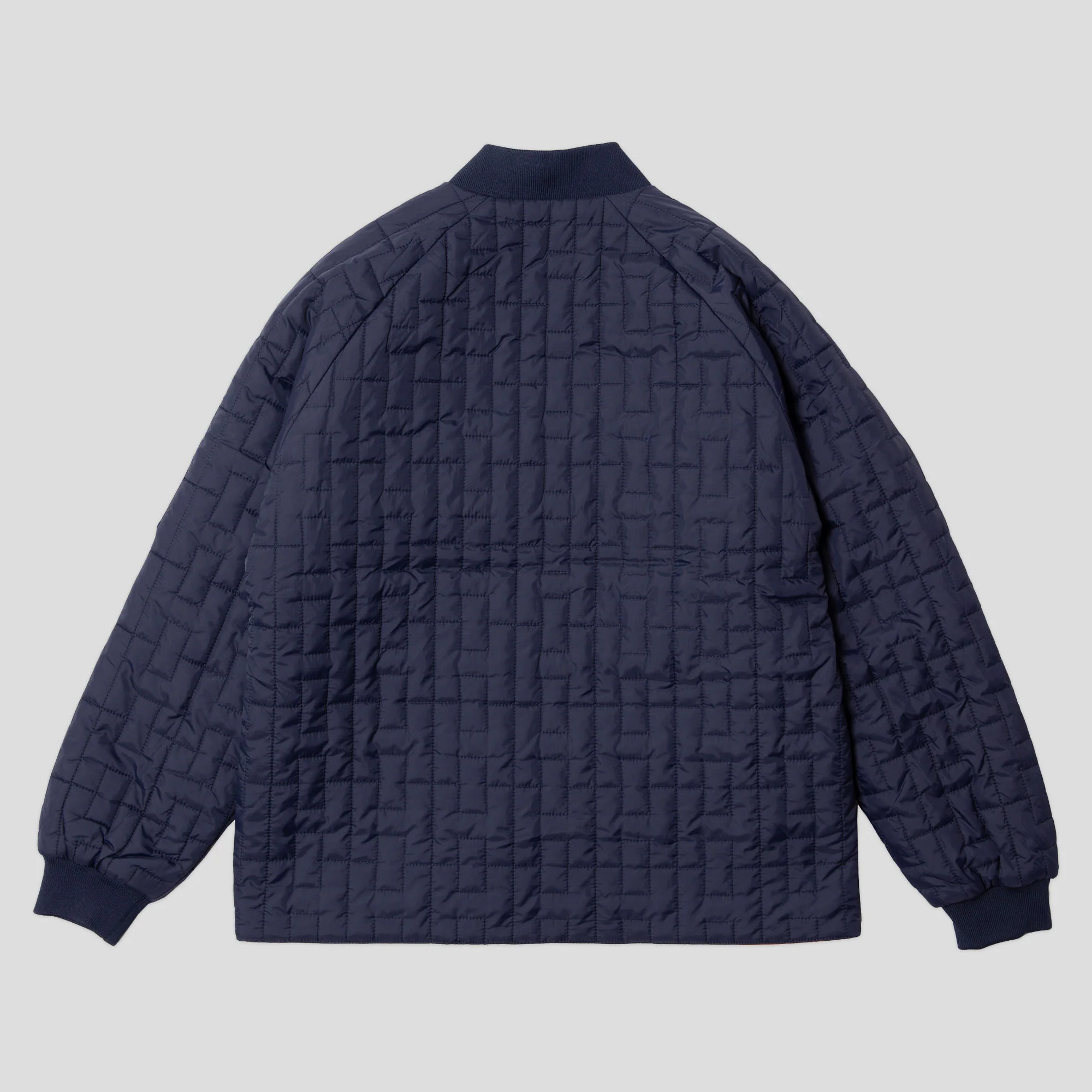 Hoddle M1 Reversible Bomber Jacket - Navy / Safety Orange - Image 6