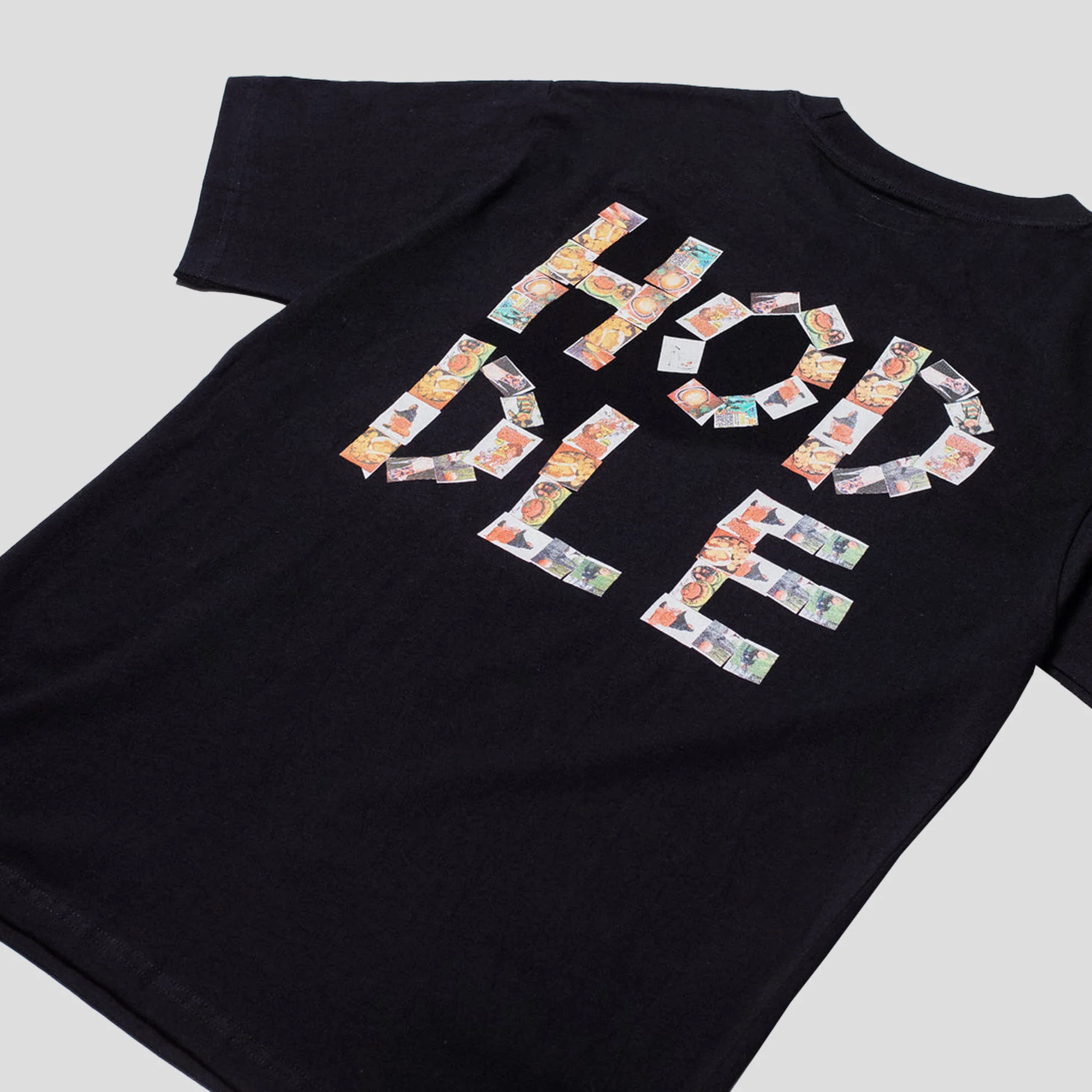 Hoddle Scrapbook Tee - Black - Image 4