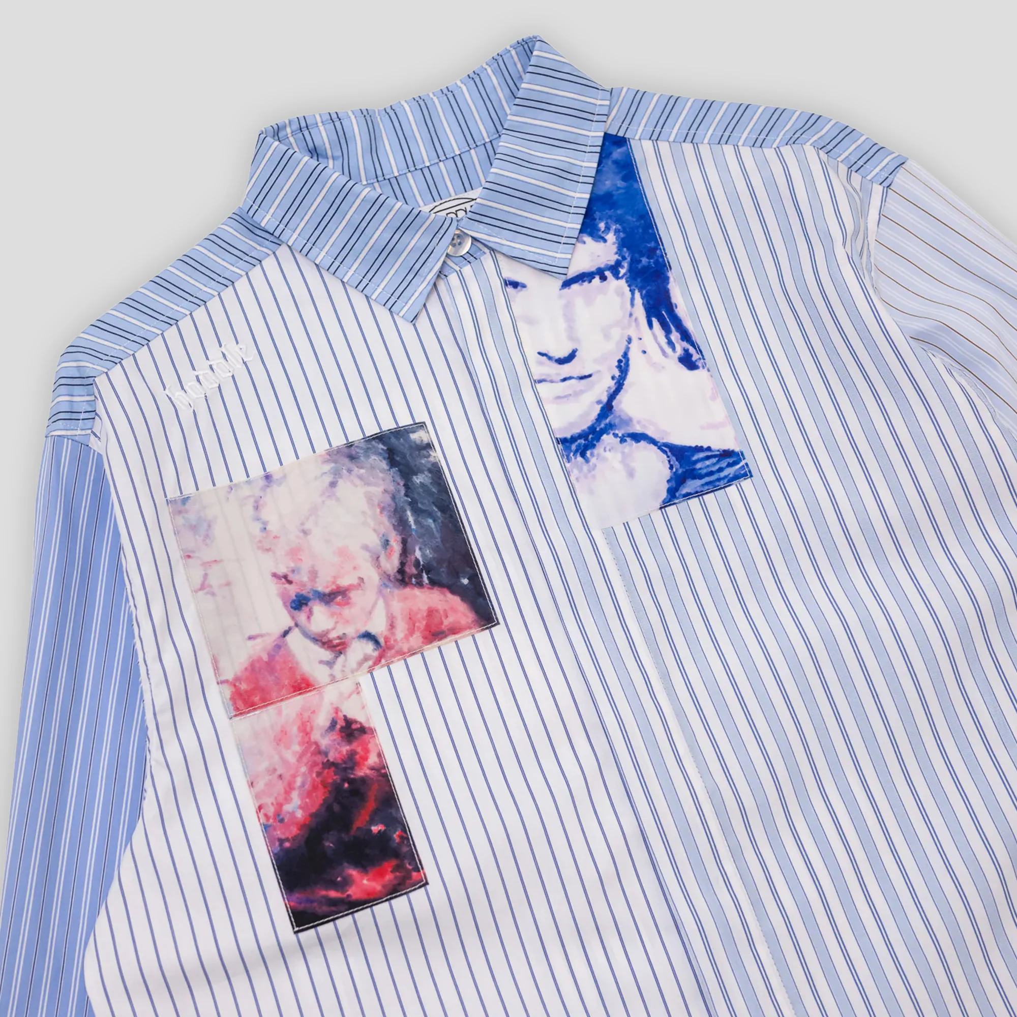 Hoddle Wigney Oxford Shirt - Blue - Image 3