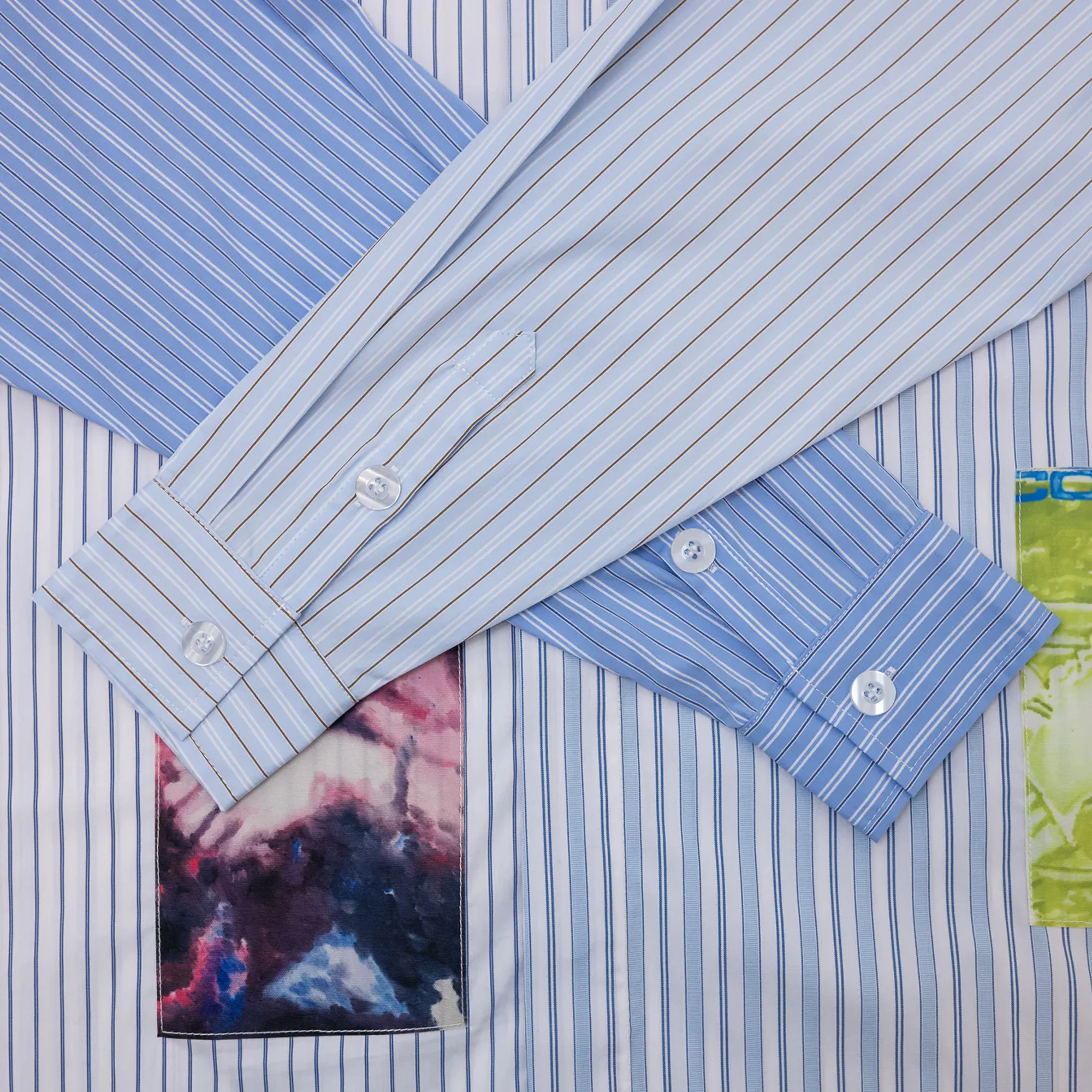 Hoddle Wigney Oxford Shirt - Blue - Image 4