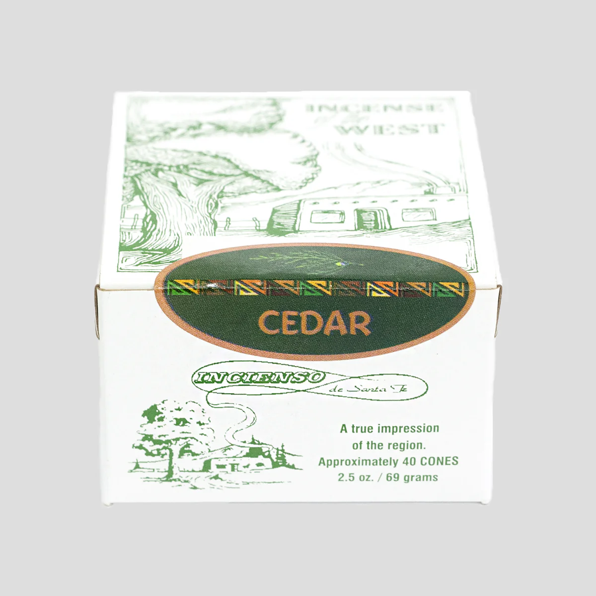 Incienso De Santa Fe Incense Bricks - Cedar Wood