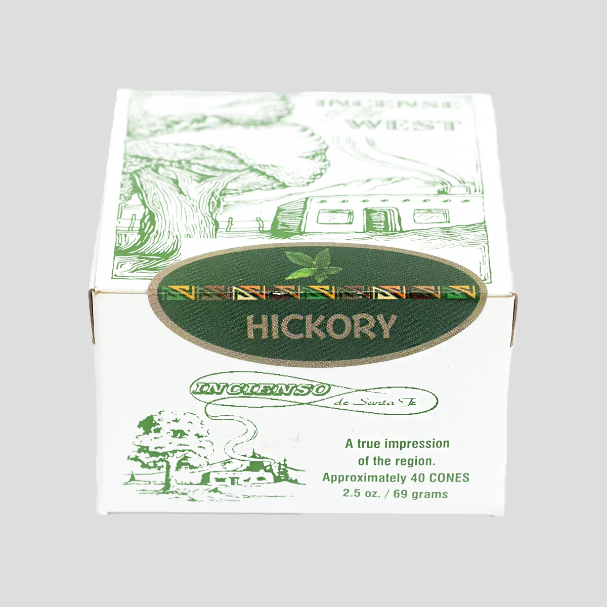 Incienso De Santa Fe Incense Bricks - Hickory Wood
