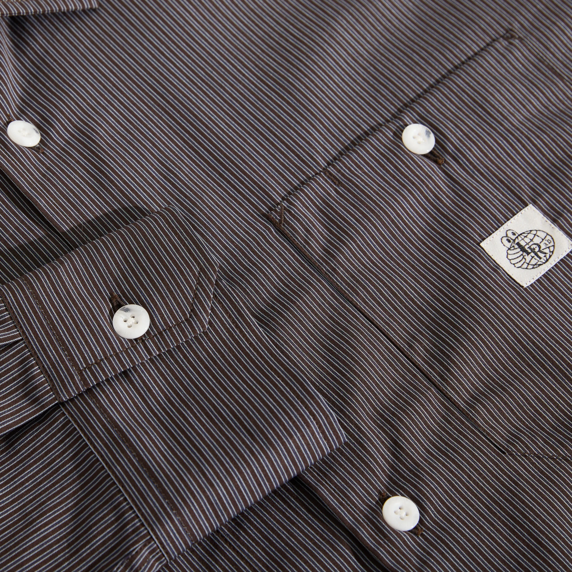 Last Resort AB LS-SM001 Shirt - Navy Stripe - Image 3