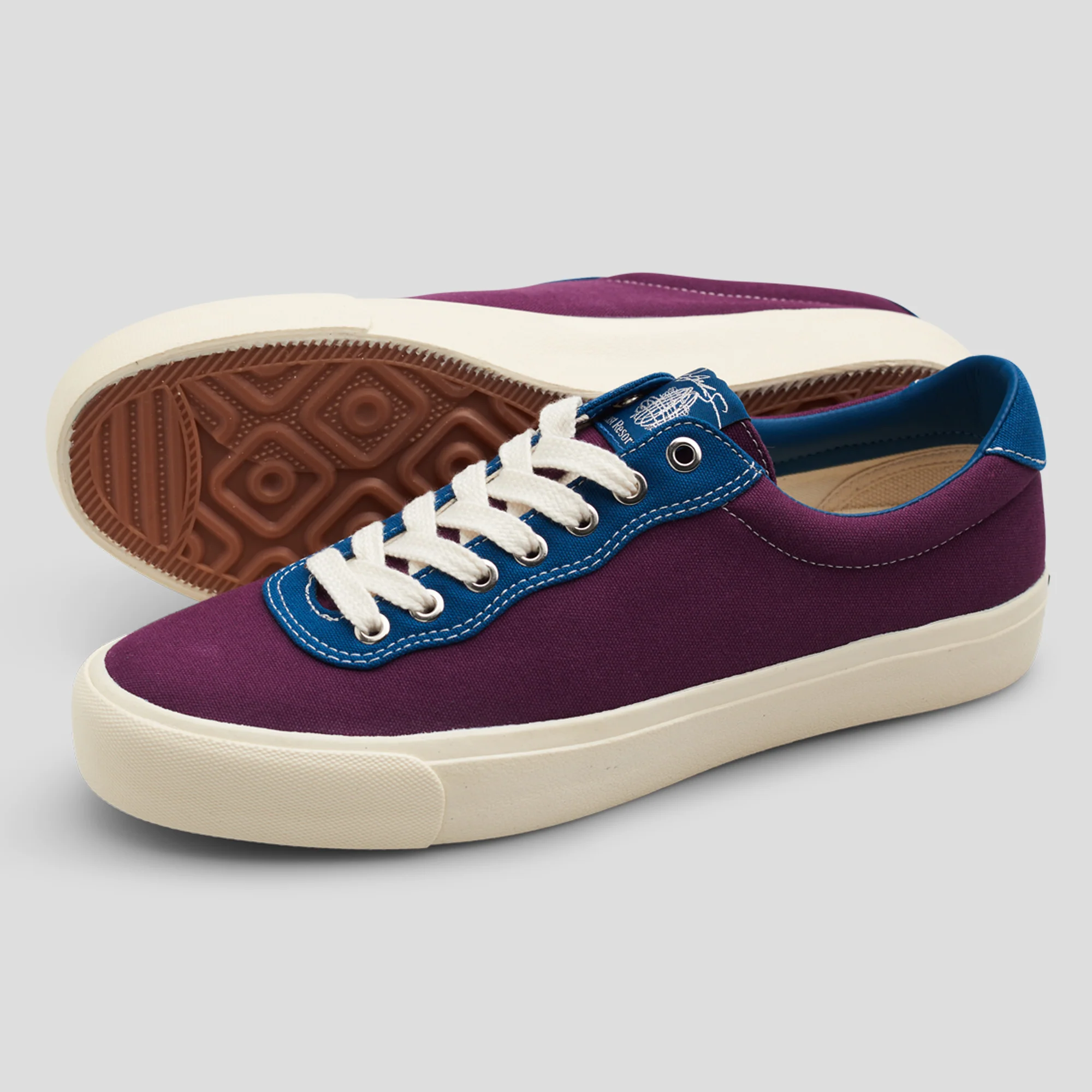Last Resort AB VM001-Lo Canvas - Plum / Dirty Blue - Image 2