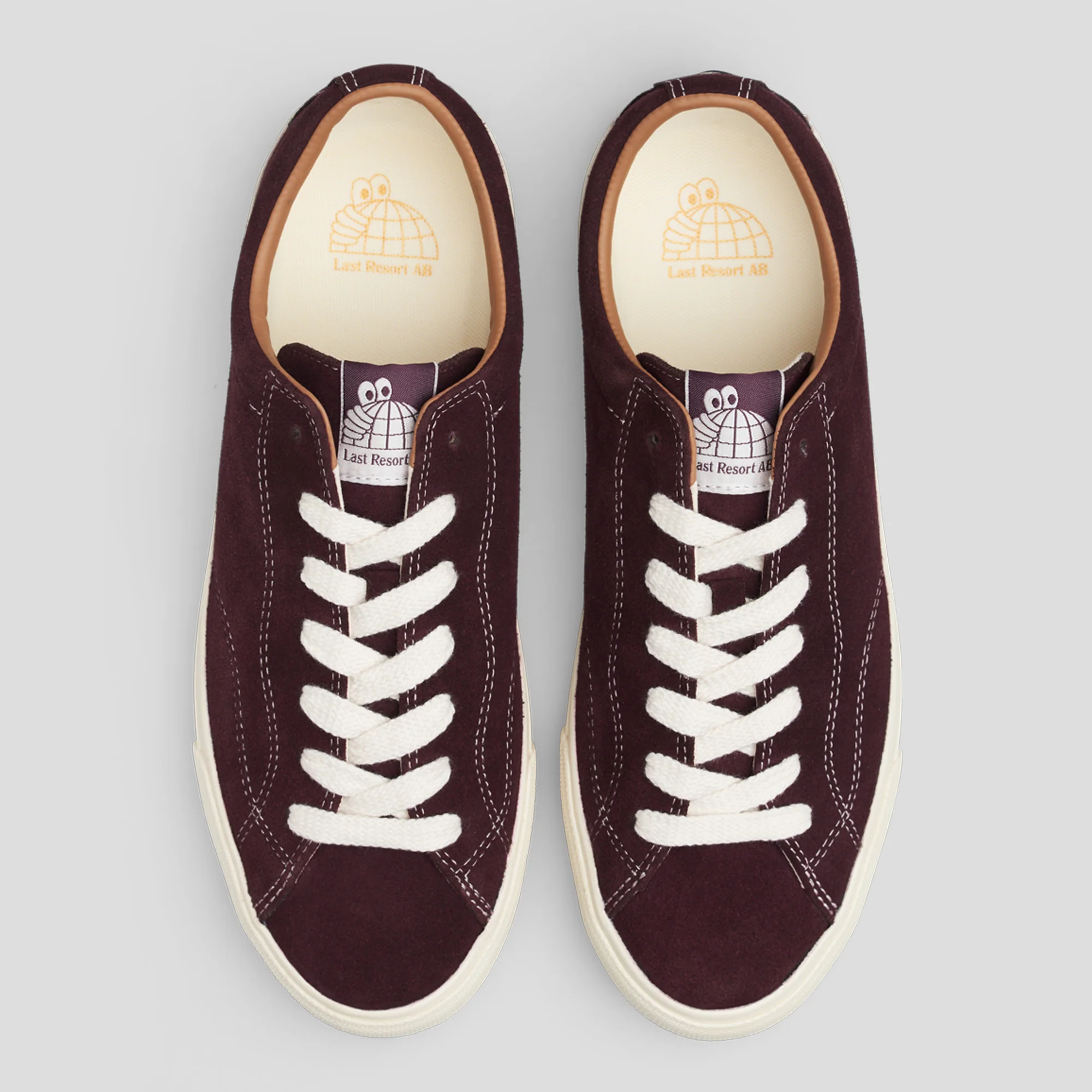Last Resort AB VM003 Suede - Fig Red / White - Image 3