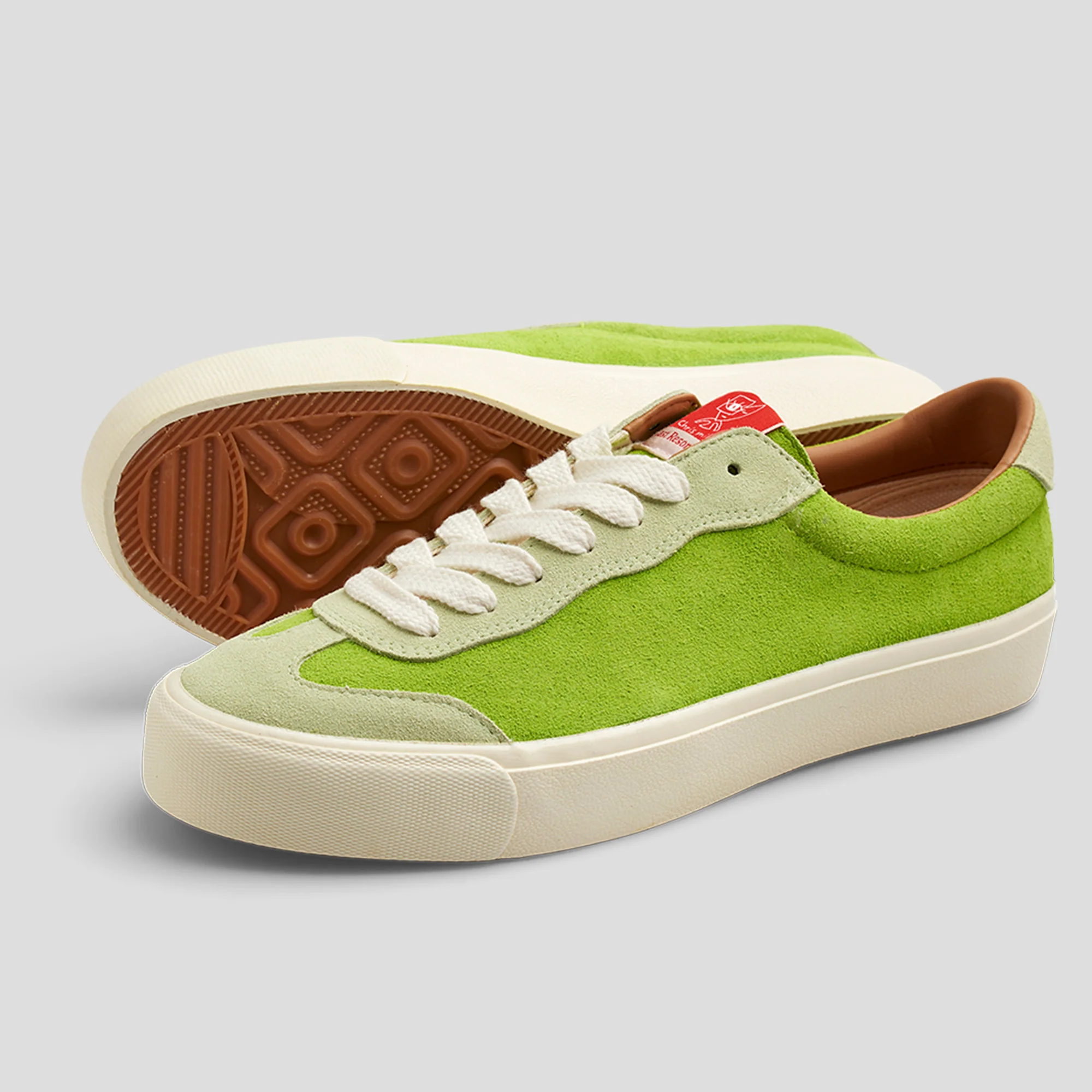 LAST RESORT AB "VM004 MILIC SUEDE LO" SHOE DUO GREEN/WHITE - Image 2