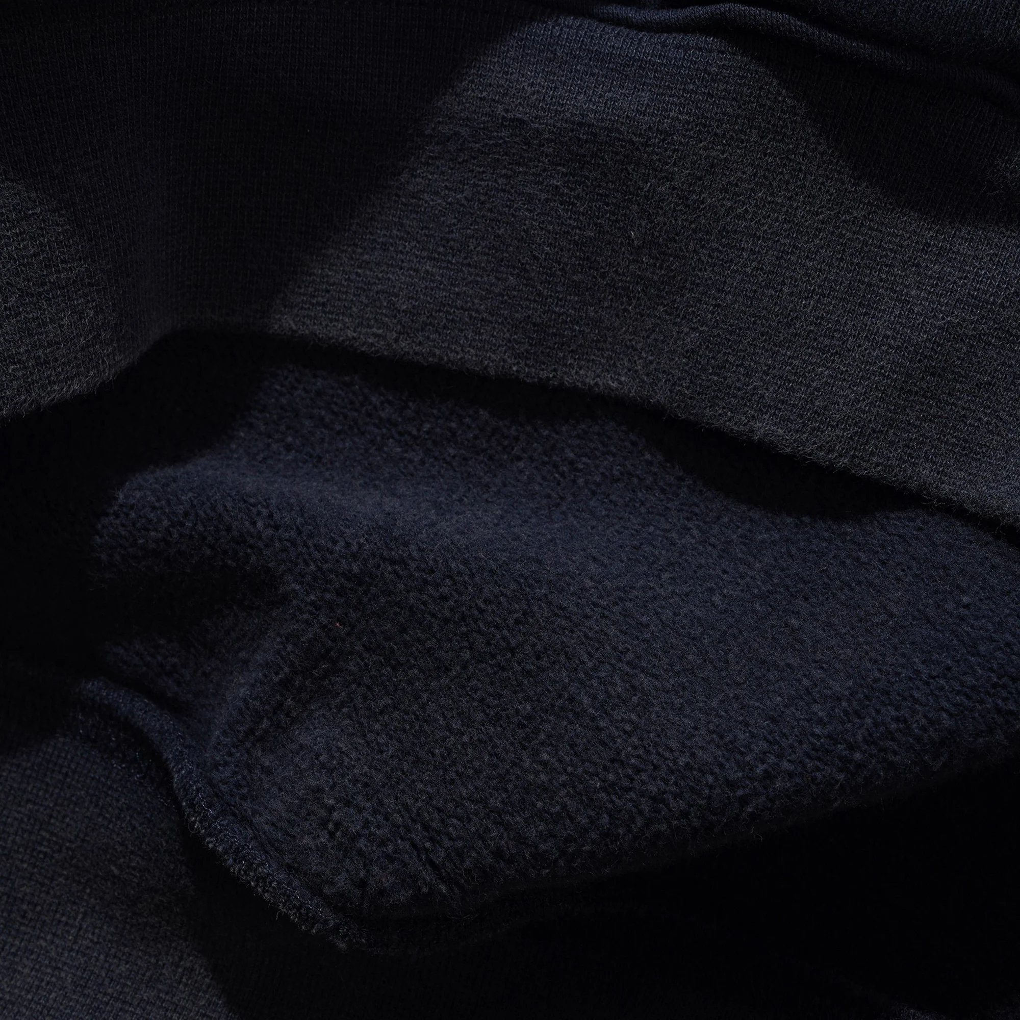 Lo-Fi Messy Pullover Hood - Navy - Image 3