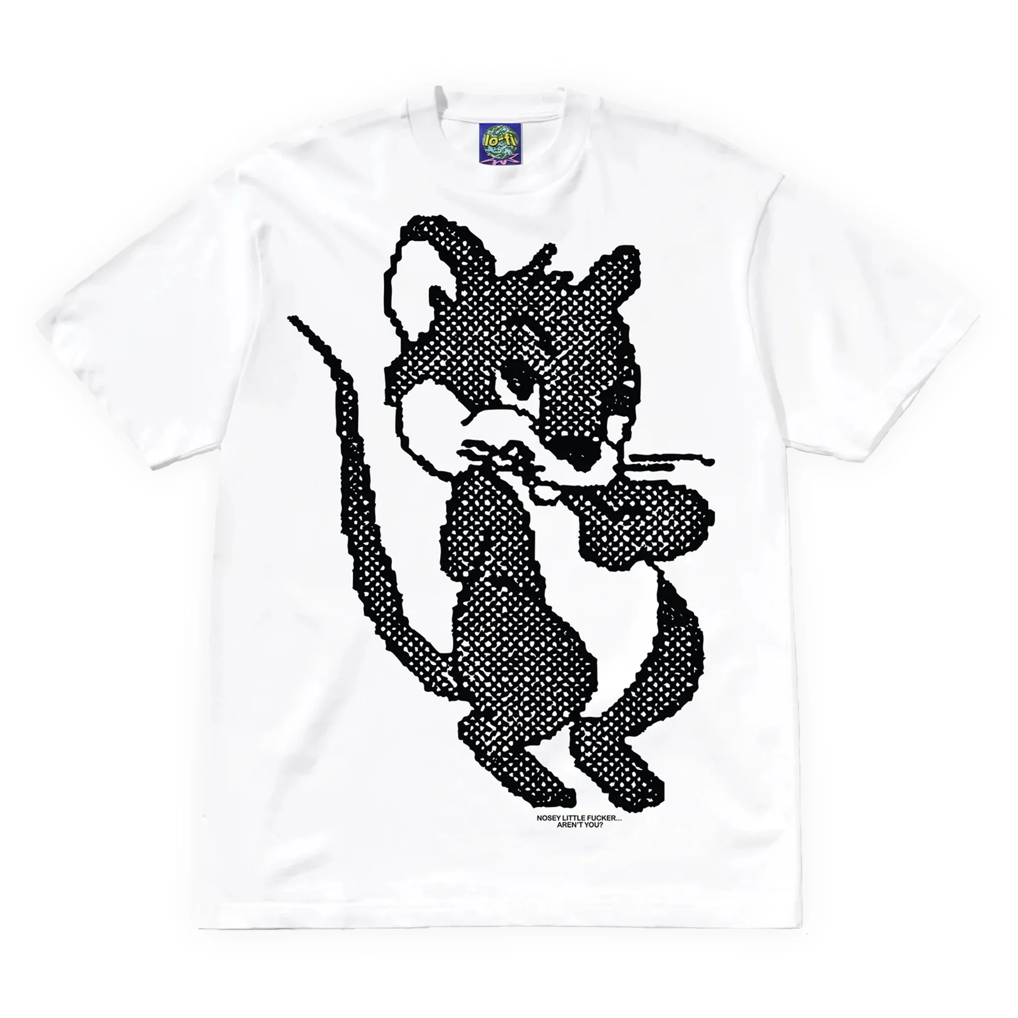 Lo-Fi Nosey Tee - White