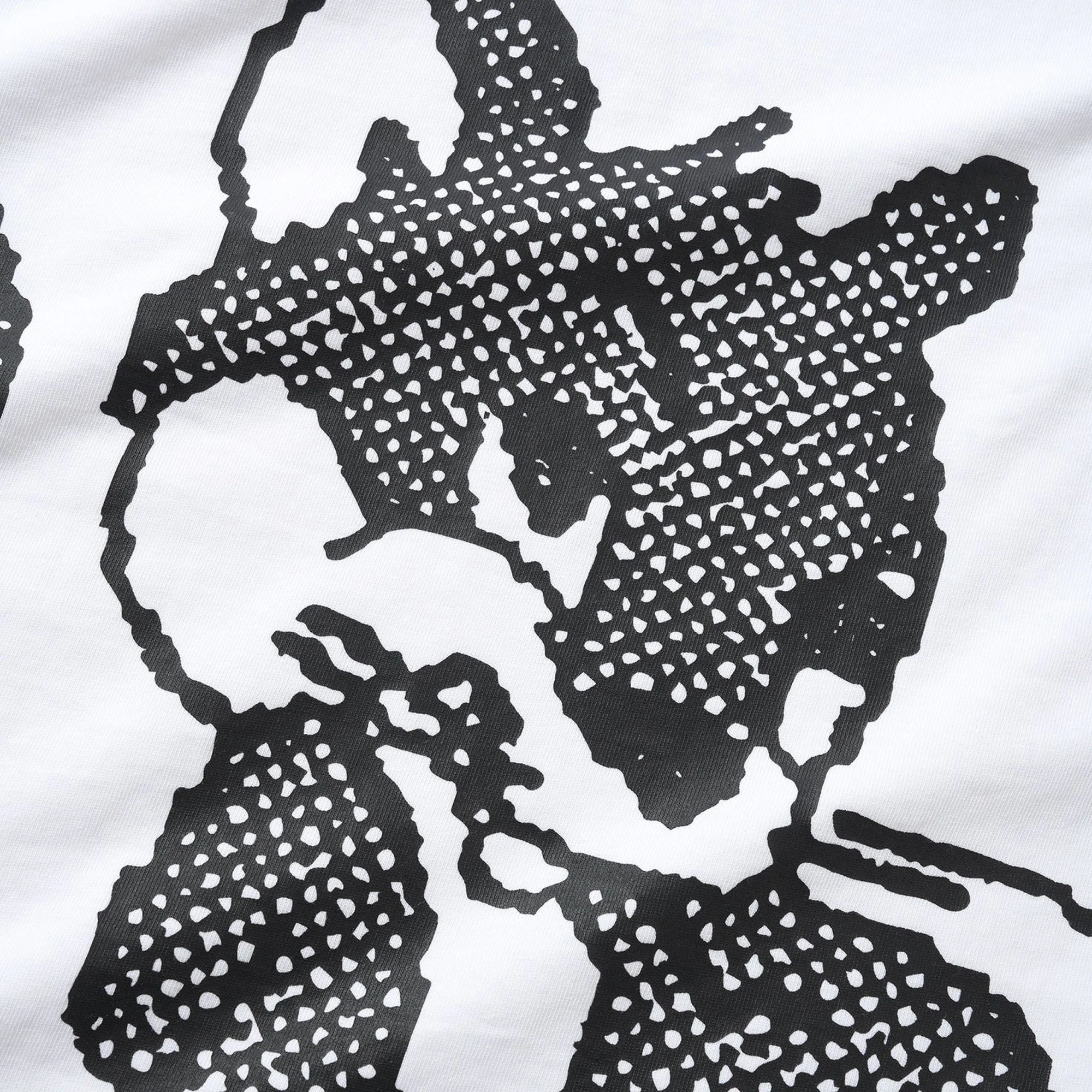 Lo-Fi Nosey Tee - White - Image 2