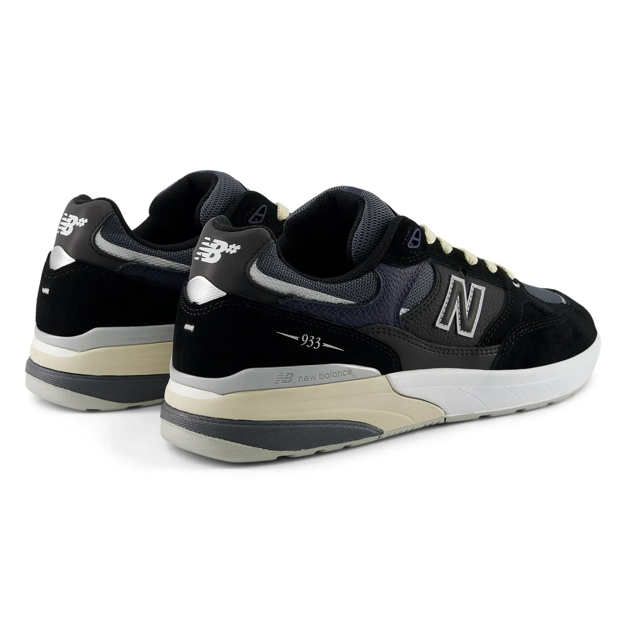 New Balance Numeric Andrew Reynolds 933 - Black / Navy - Image 3