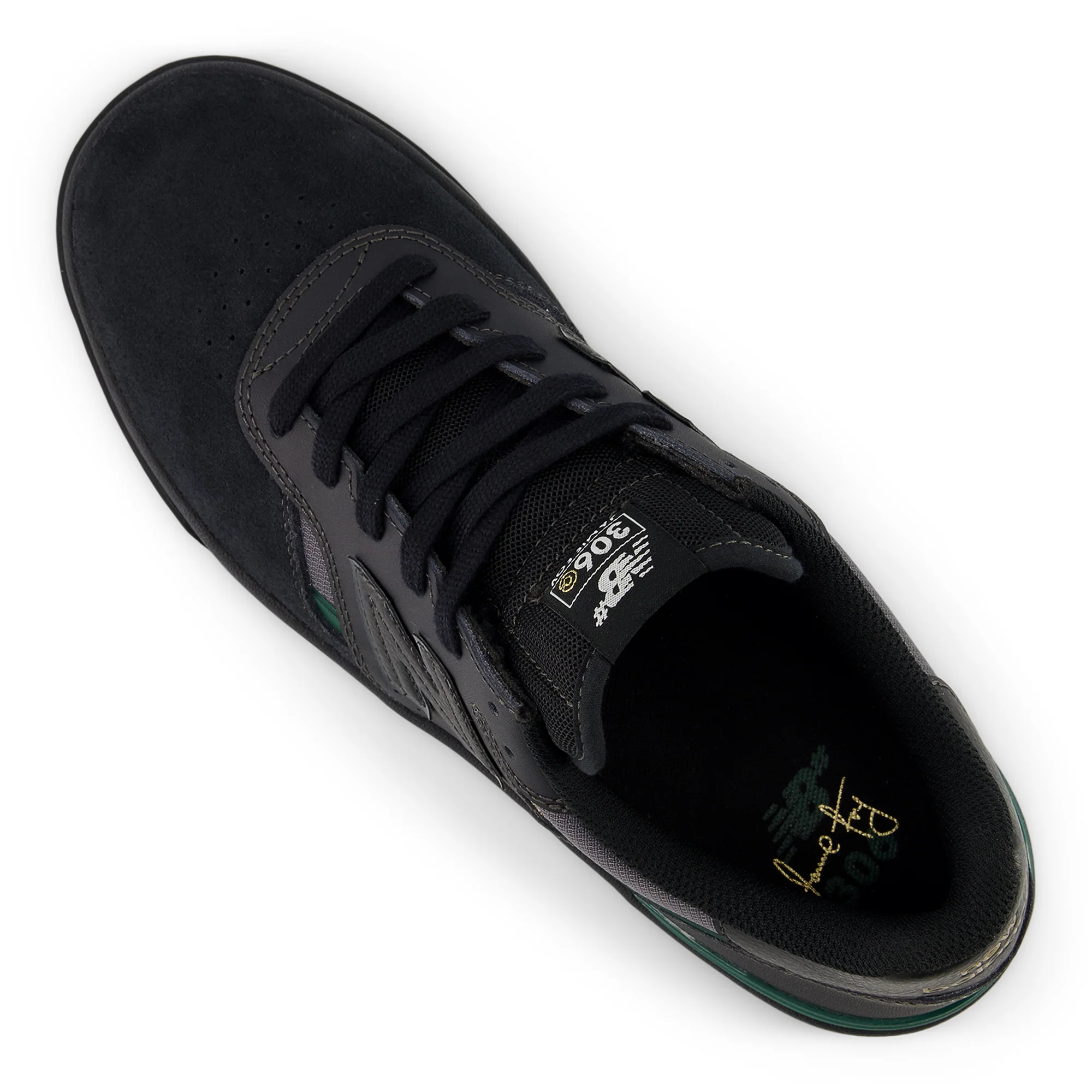 New Balance Numeric Jamie Foy 306 Cup - Black / Nightwatch Green - Image 7