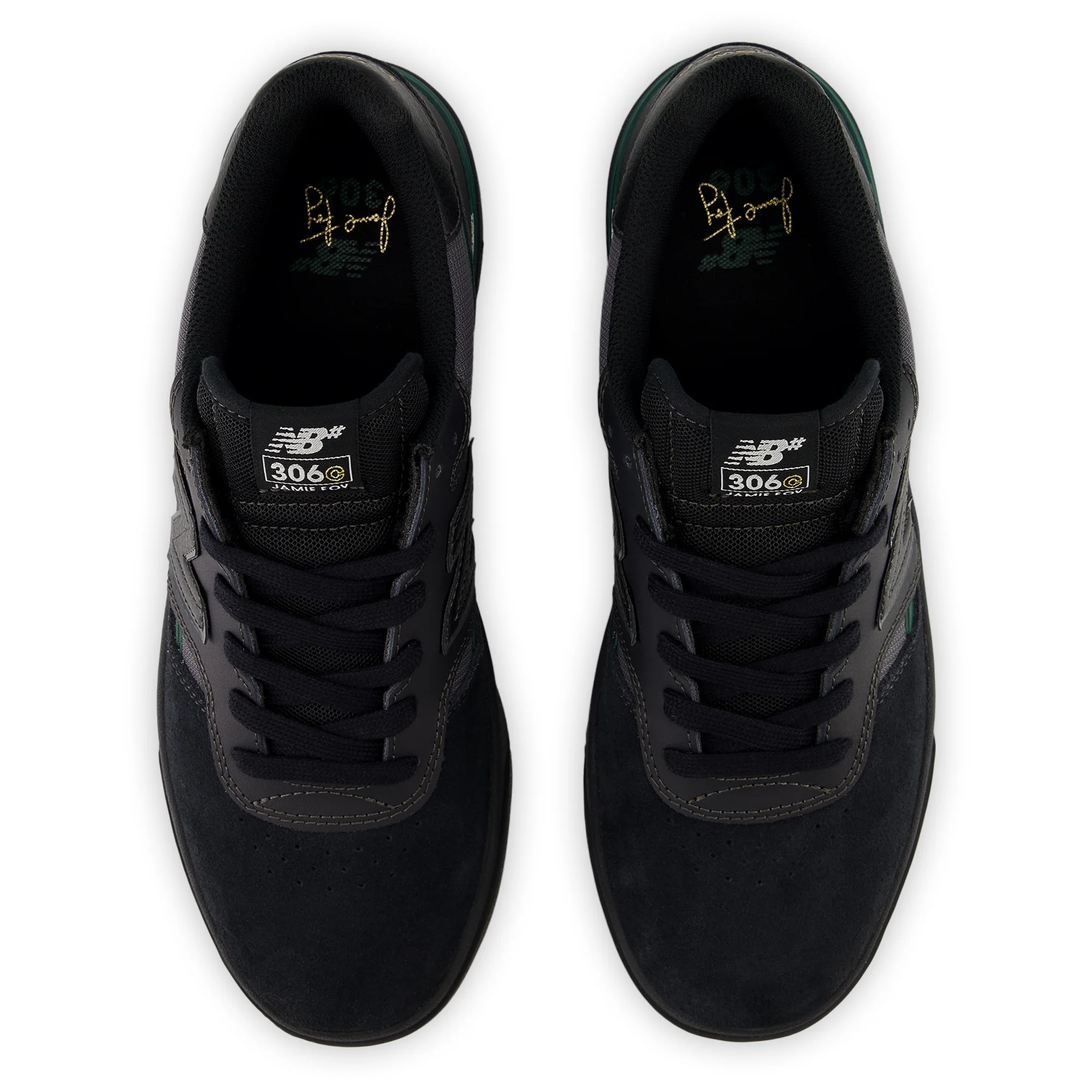 New Balance Numeric Jamie Foy 306 Cup - Black / Nightwatch Green - Image 8