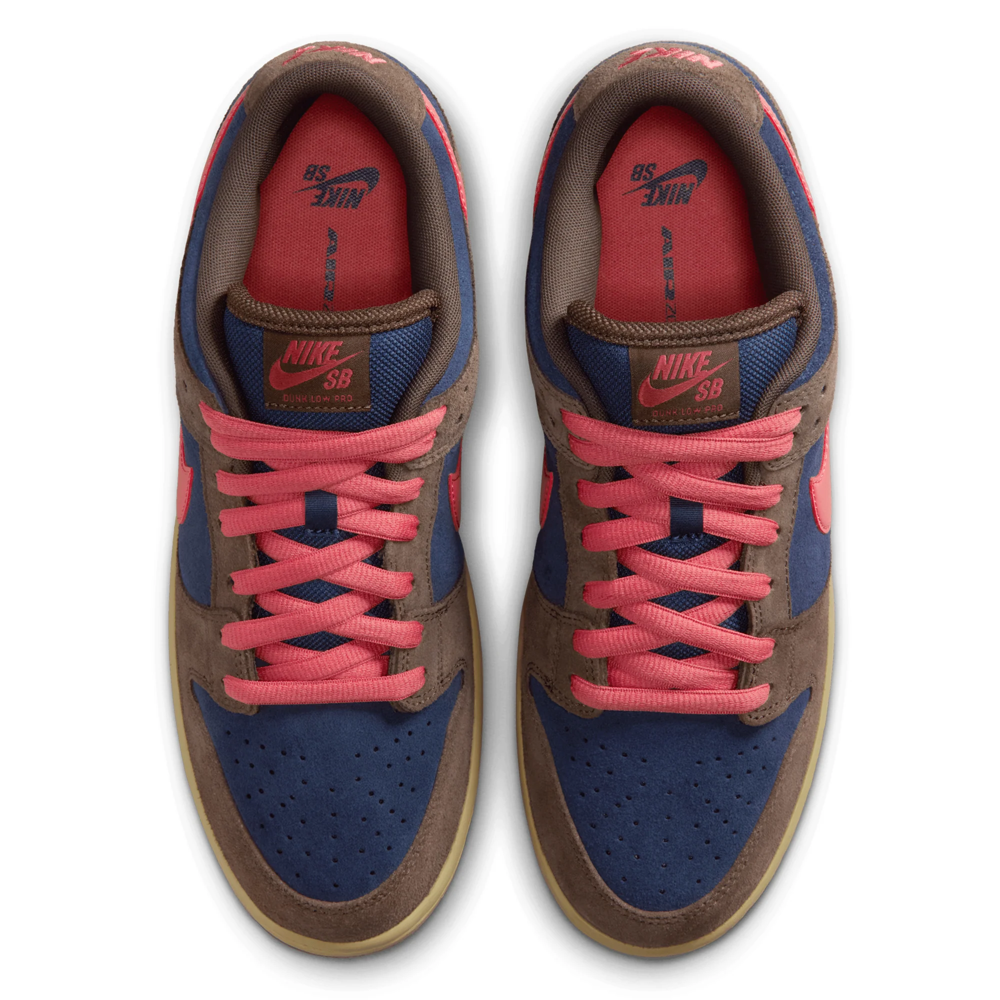 Nike SB Dunk Low Pro - Baroque Brown / Midnight Navy - Image 3