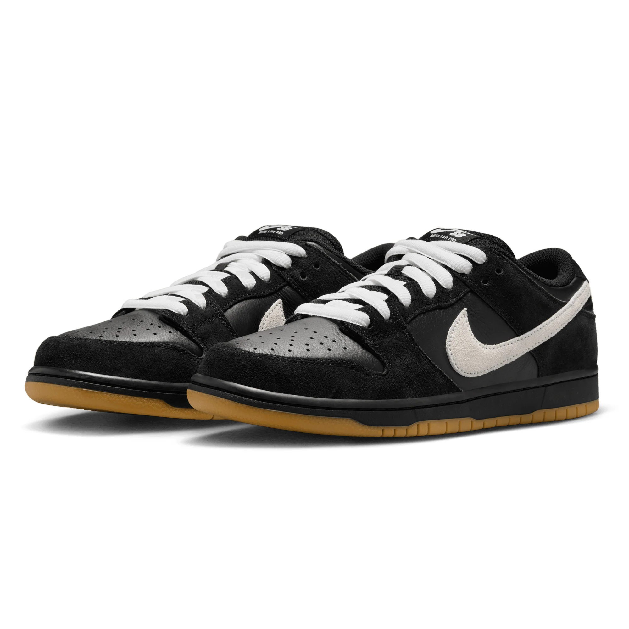 Nike SB Dunk Low Pro - Black / White - Image 2