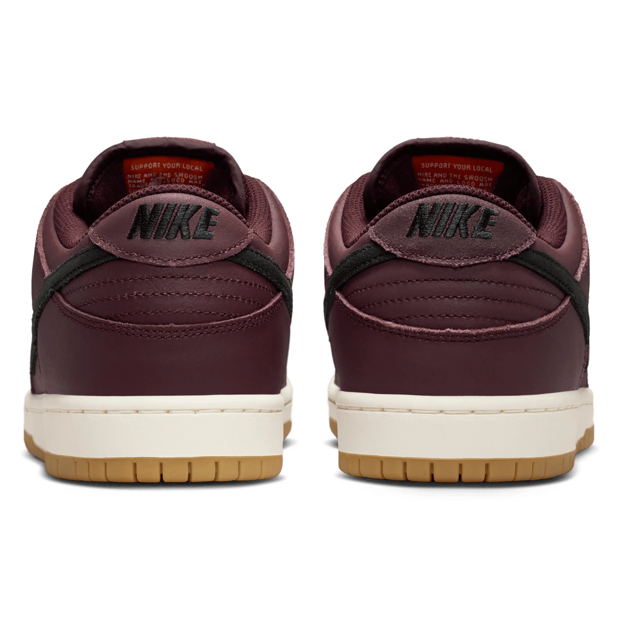 Nike SB Dunk Low Pro Iso - Burgundy Crush / Black Mystic - Image 5