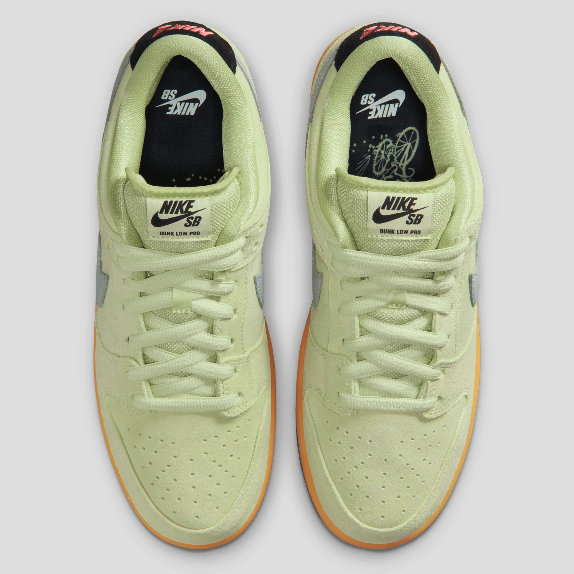Nike SB Dunk Low Pro Verdugo Mountain - Light Liquid Lime / Black - Image 5