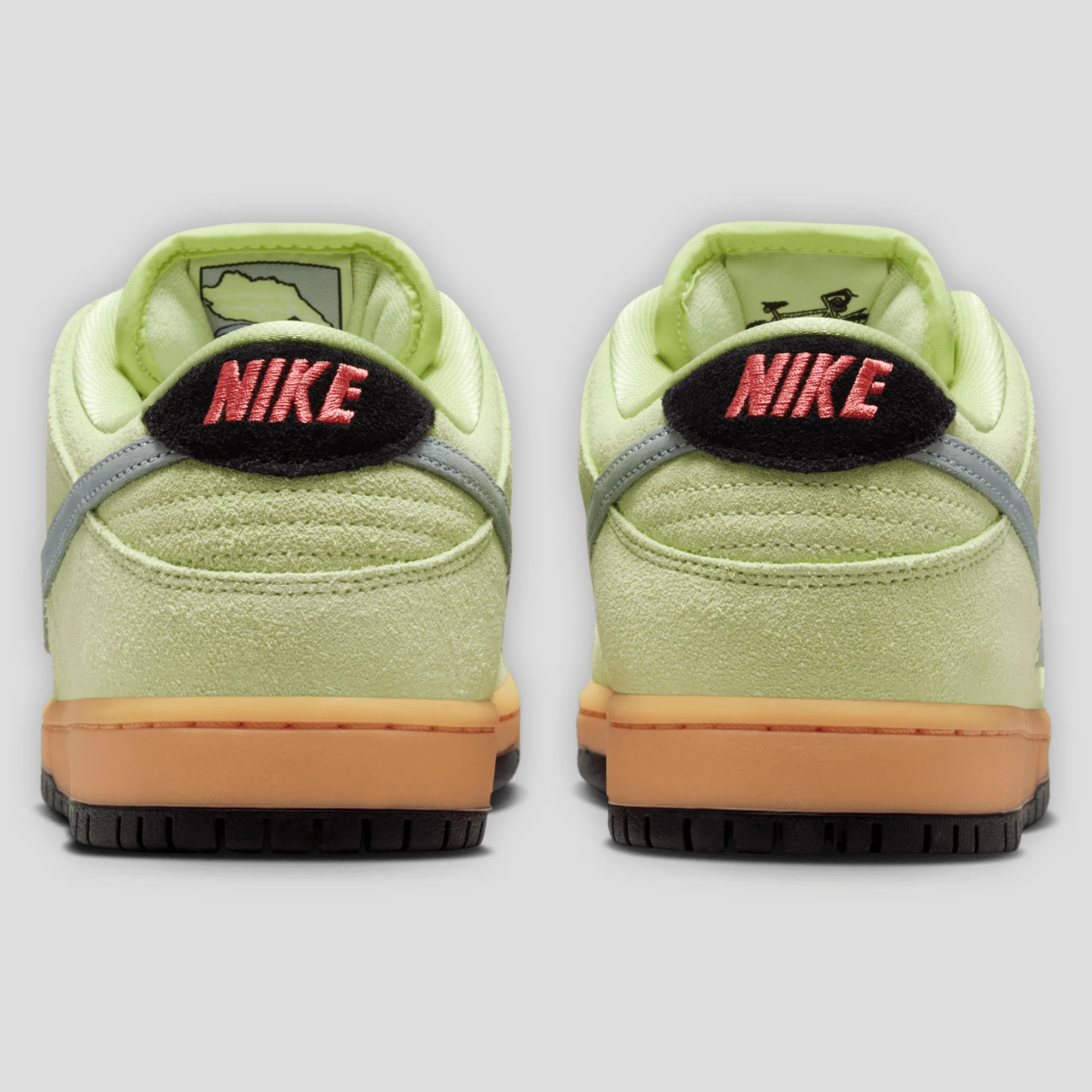 Nike SB Dunk Low Pro Verdugo Mountain - Light Liquid Lime / Black - Image 6