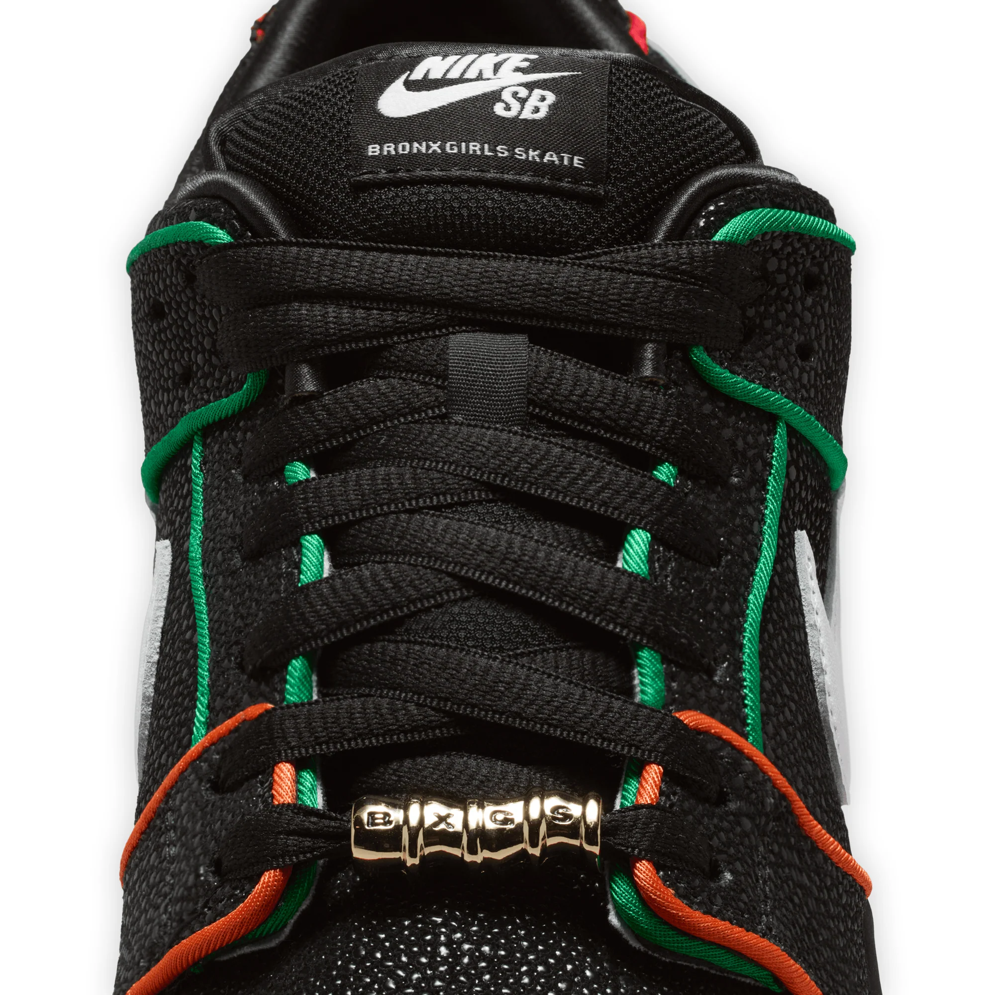 Nike SB Dunk Low Pro x Bronx Girls Skate - Black and Challenge Red - Image 10