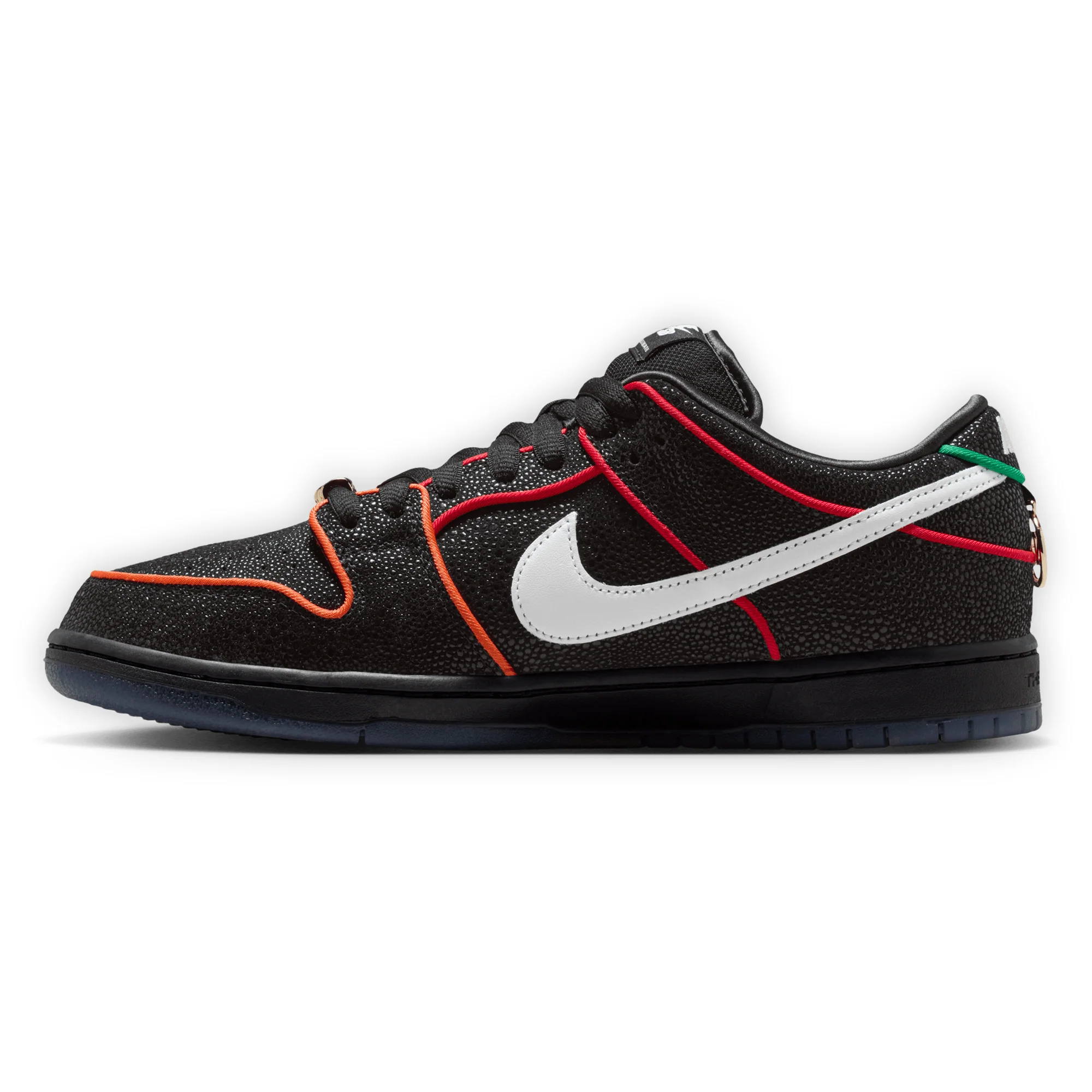 Nike SB Dunk Low Pro x Bronx Girls Skate - Black and Challenge Red - Image 5