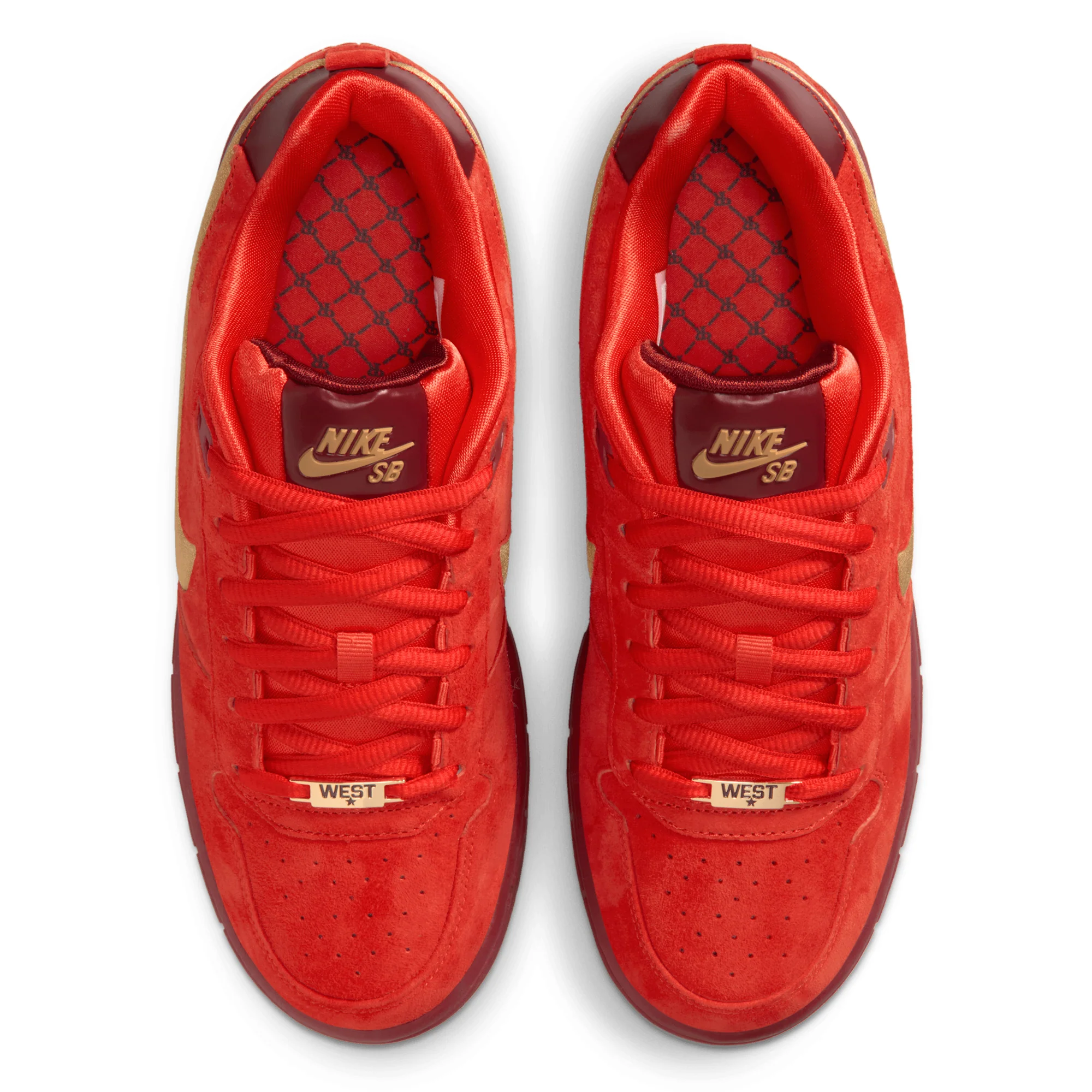Nike SB Paul Rodriguez Air Zoom Low - Habanero Red / Team Red - Image 4