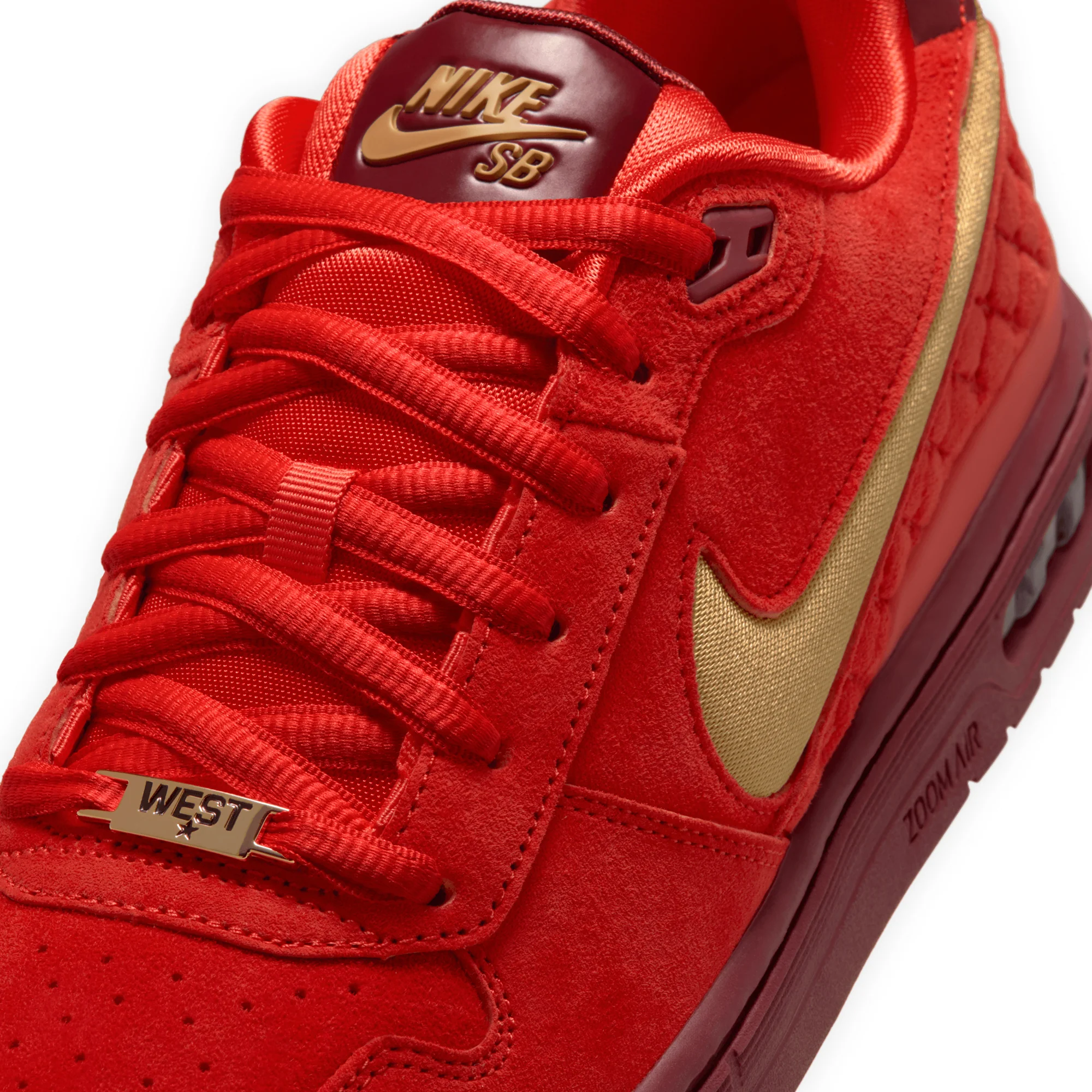 Nike SB Paul Rodriguez Air Zoom Low - Habanero Red / Team Red - Image 6