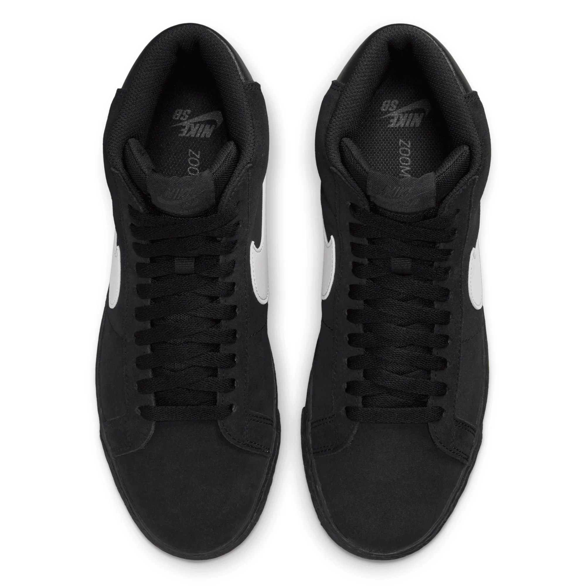 Nike SB Zoom Blazer Mid - Black / White - Image 4
