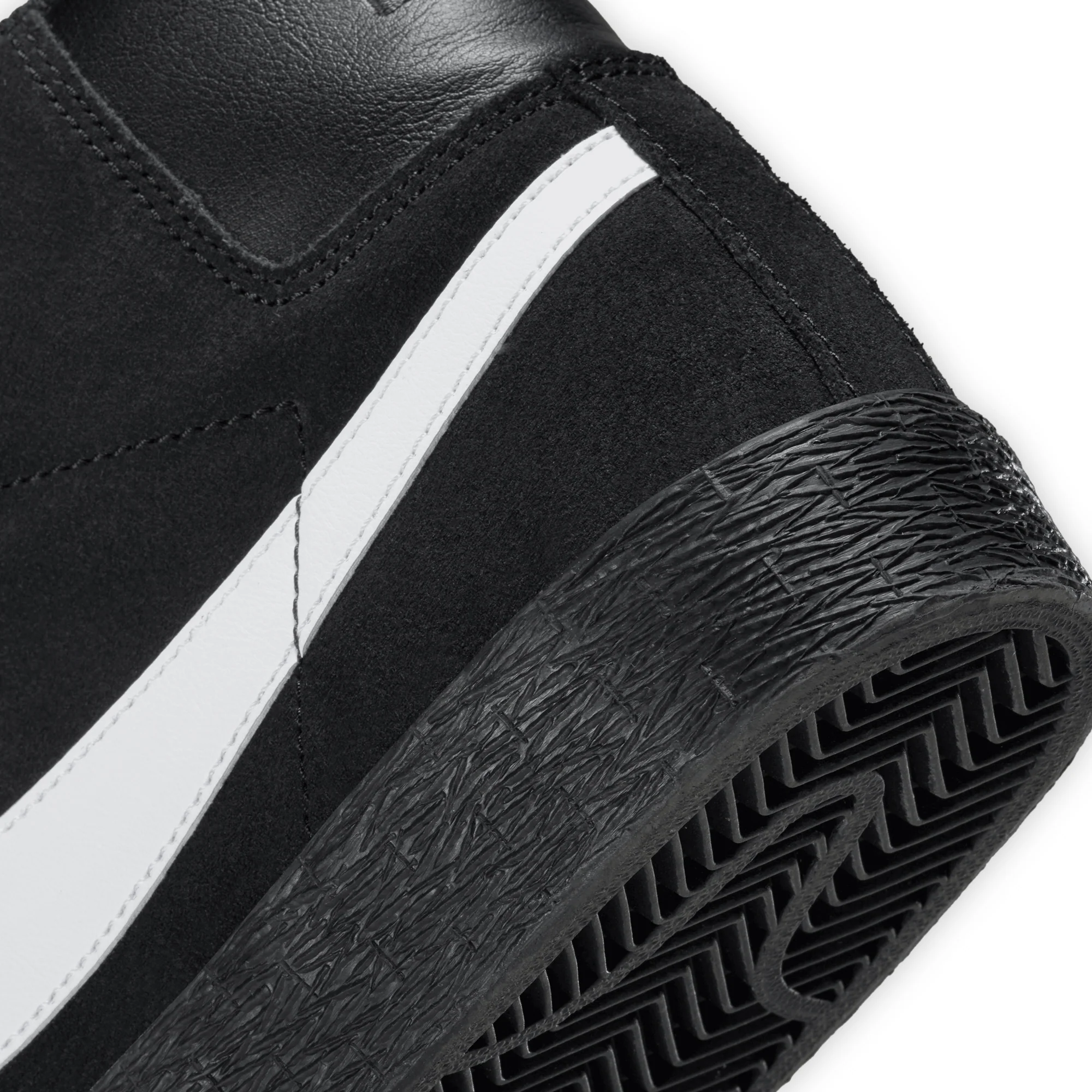 Nike SB Zoom Blazer Mid - Black / White - Image 6