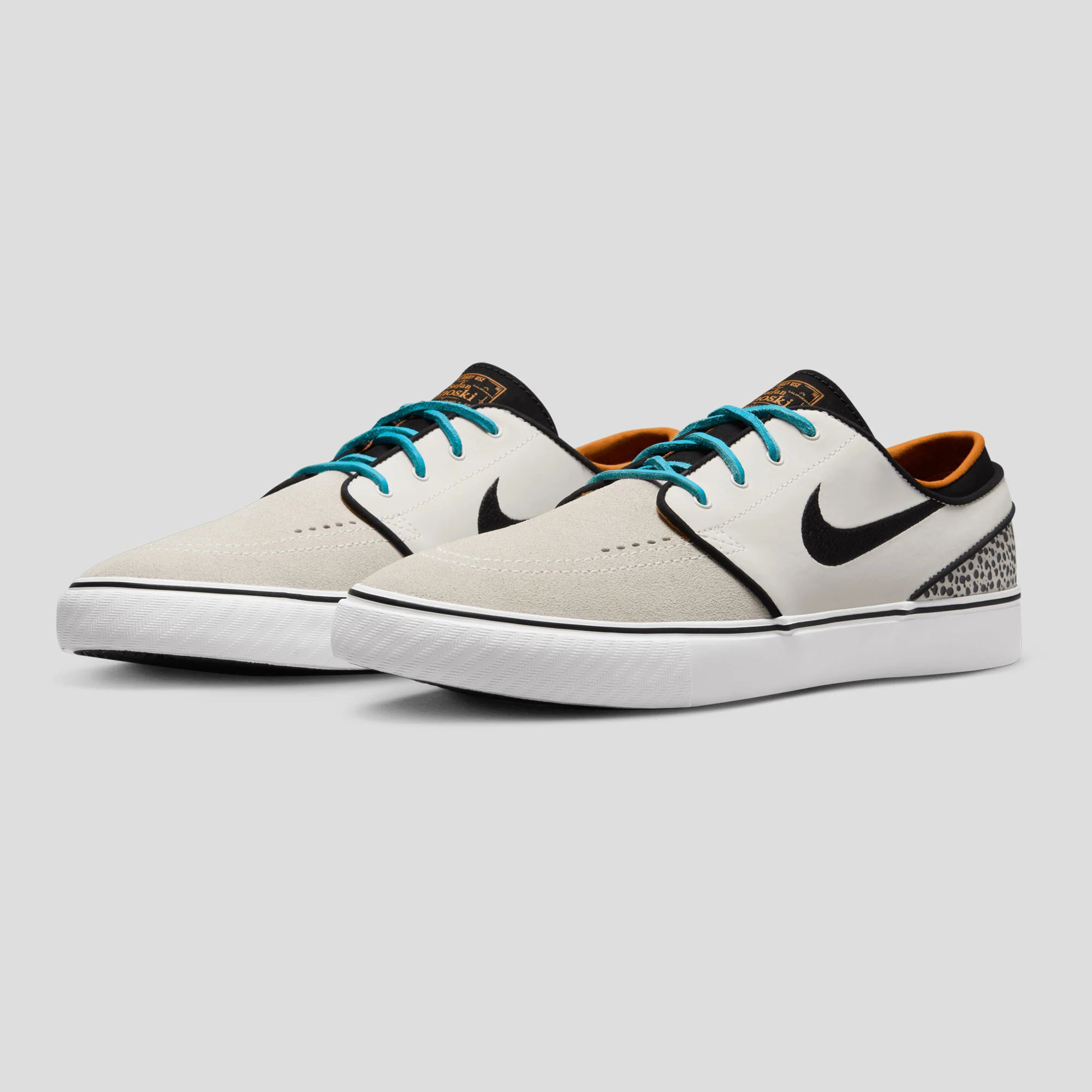 Nike SB Zoom Janoski OG + Olympic Safari - Phantom / Chlorine Blue-Black - Image 4