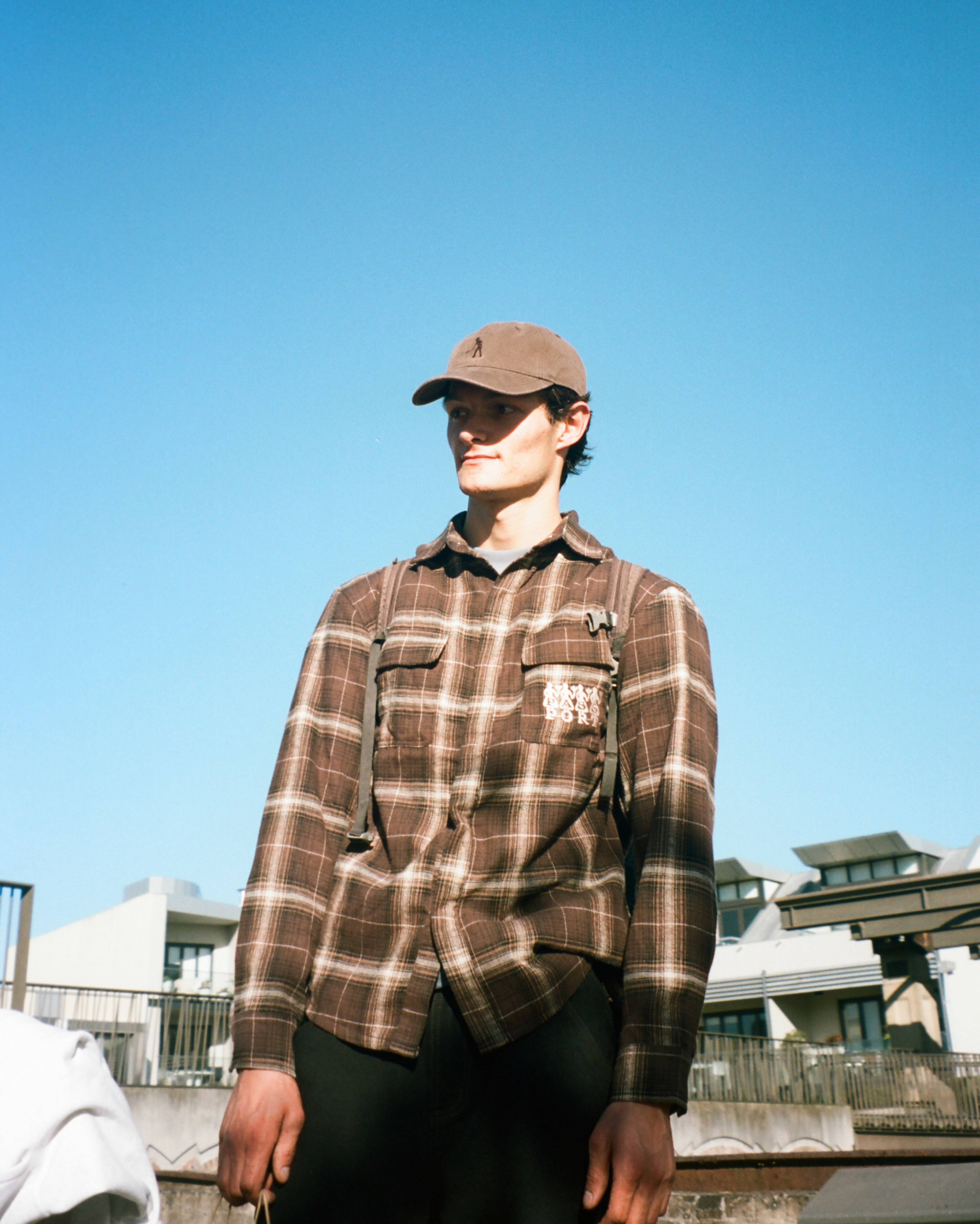 Pass~Port 4 Flowers Flannel Vineyard Shirt - Brown - Image 3