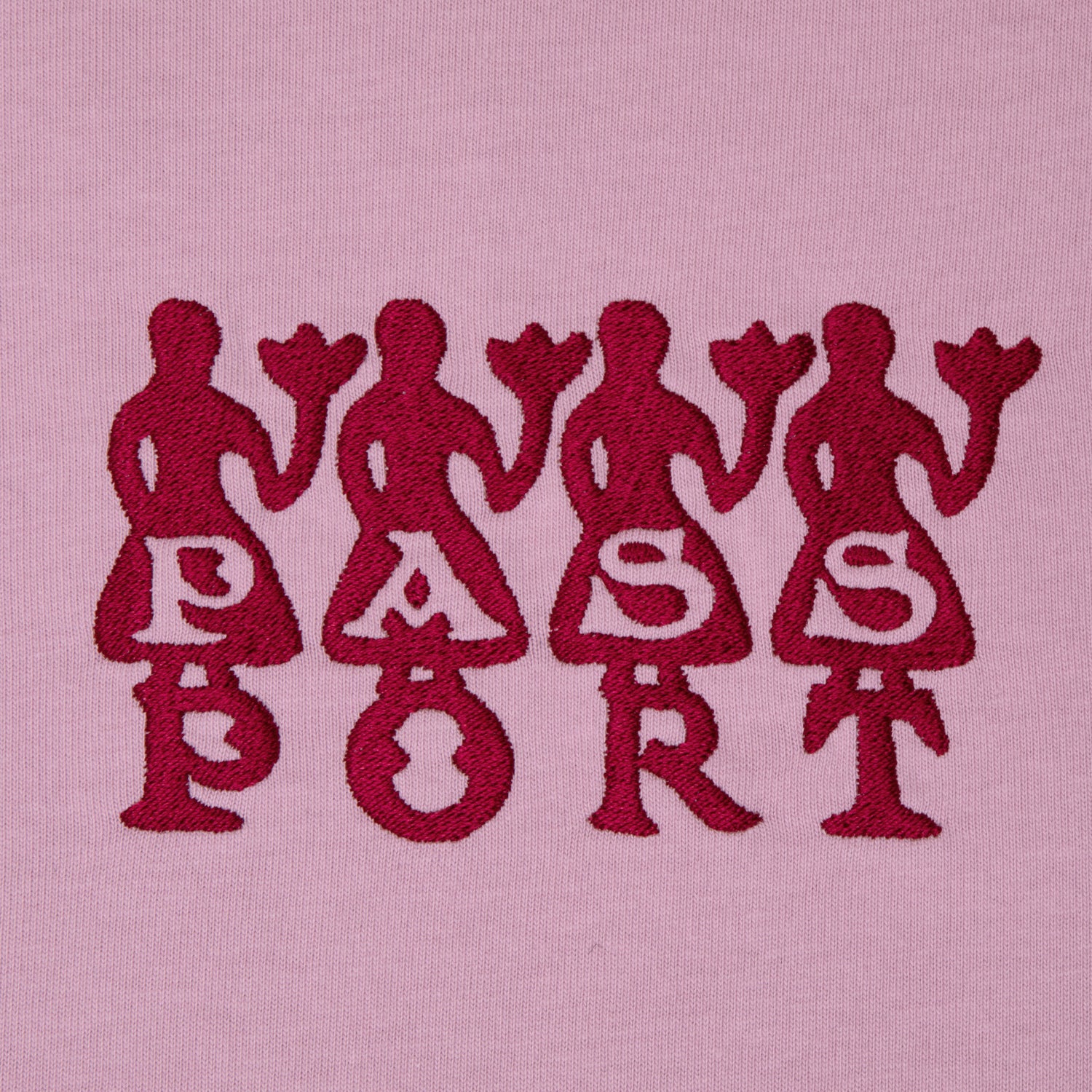 Pass~Port 4 Flowers Organic Cotton Tee - Dusty Pink - Image 3