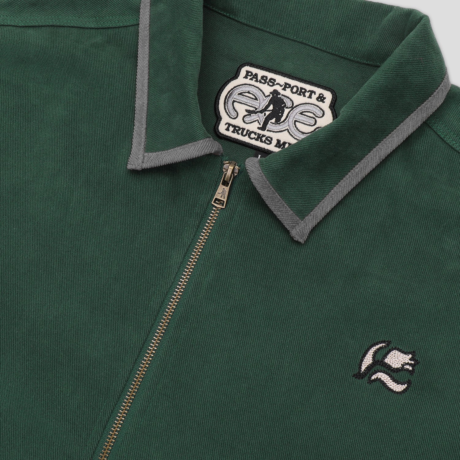 Pass~Port & Ace Trucks MFG Ace Movers Jacket - Green - Image 6