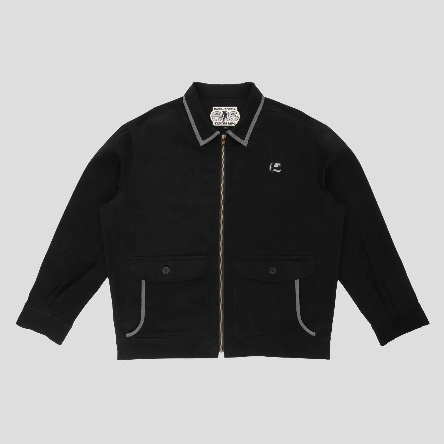 Pass~Port & Ace Trucks MFG Ace Movers Jacket - Black