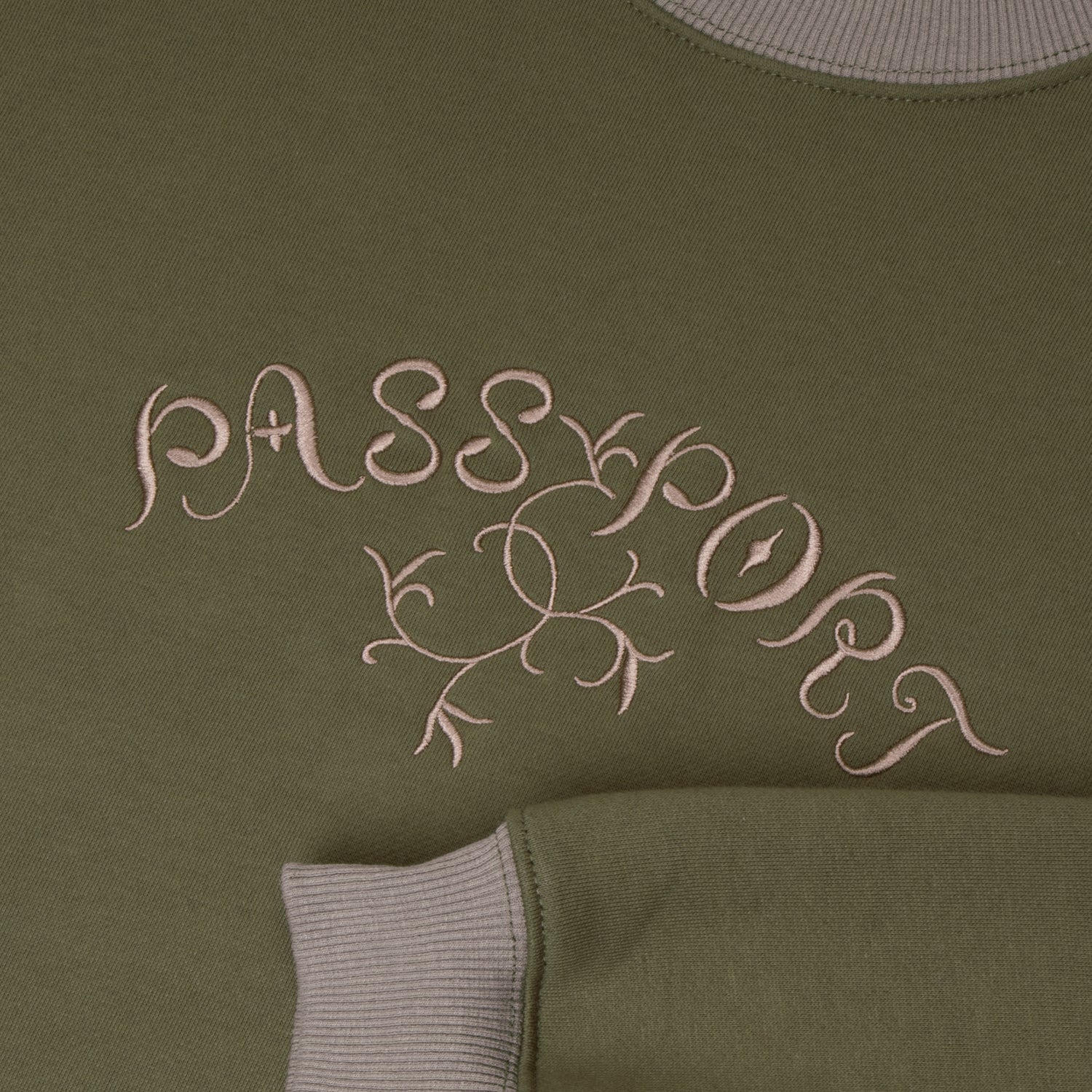 Pass~Port Arthur Sweater - Olive - Image 3