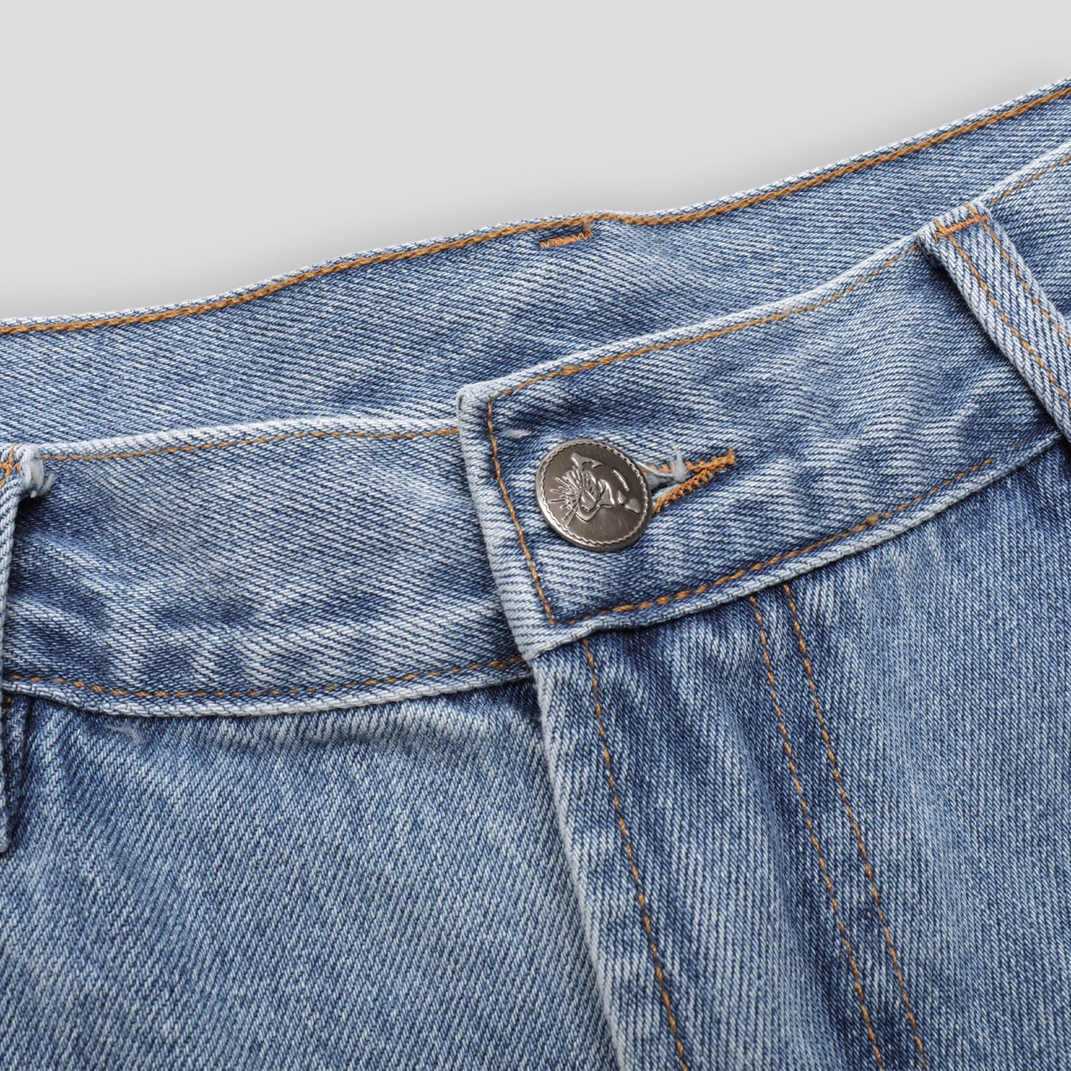 Pass~Port Australian Manufactured Denim Short - Light Indigo - Image 11