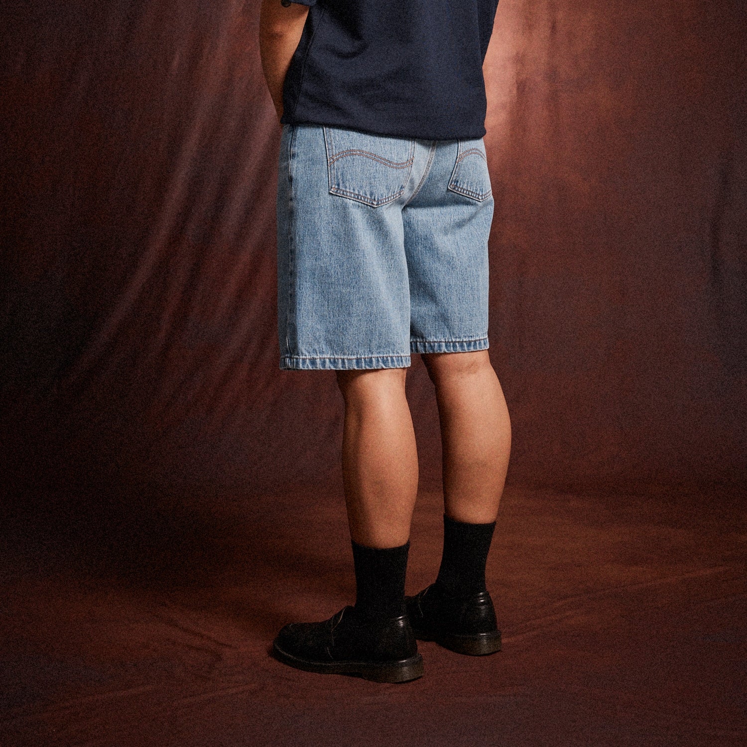 Pass~Port Australian Manufactured Denim Short - Light Indigo - Image 3