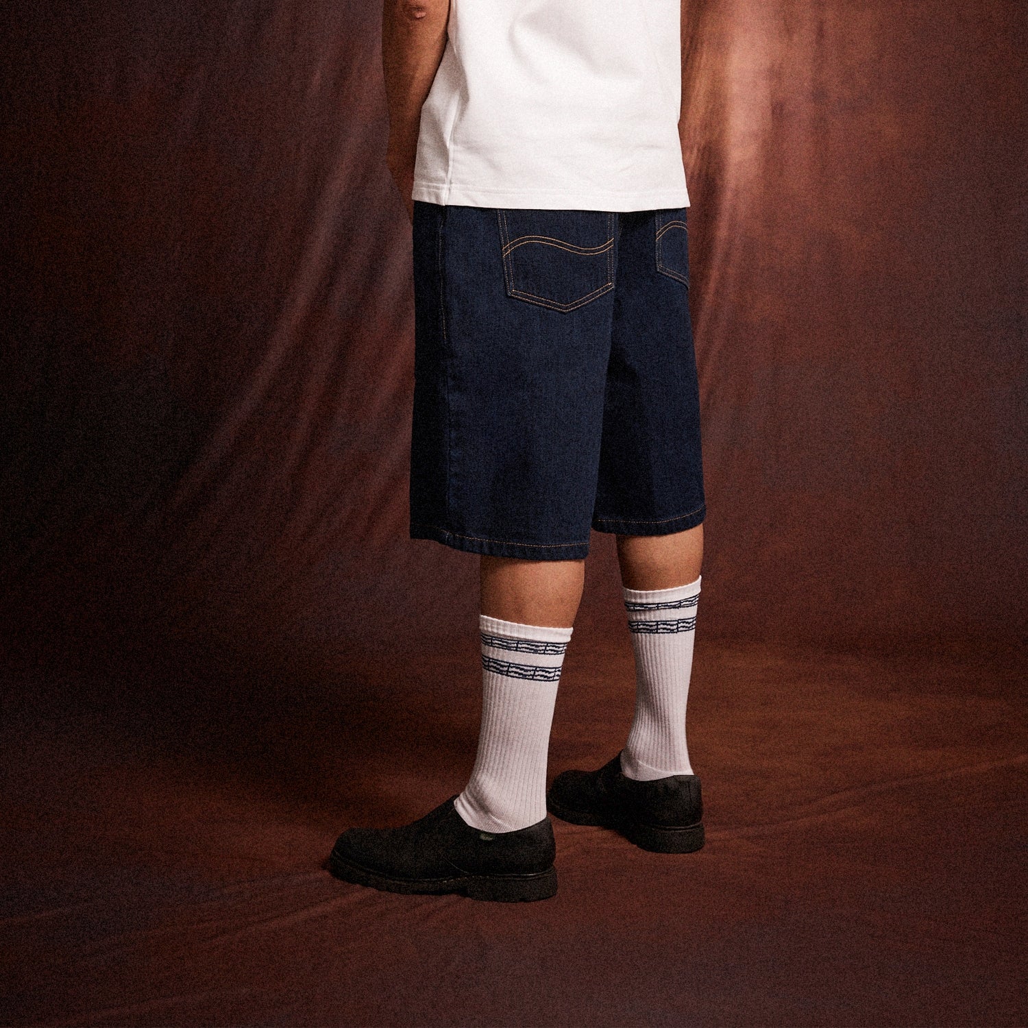 Pass~Port Australian Manufactured Denim Short - Rinsed Raw Indigo - Image 3