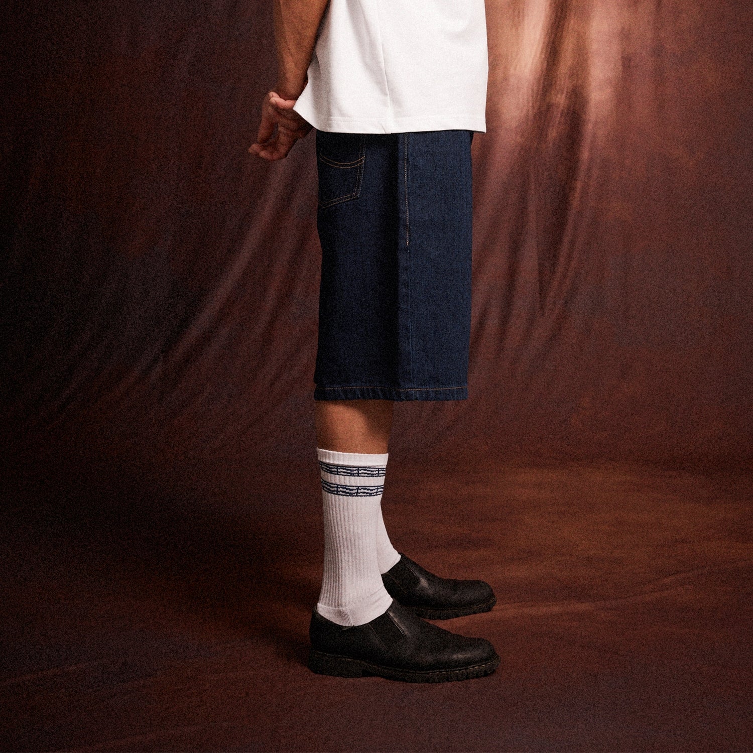 Pass~Port Australian Manufactured Denim Short - Rinsed Raw Indigo - Image 4