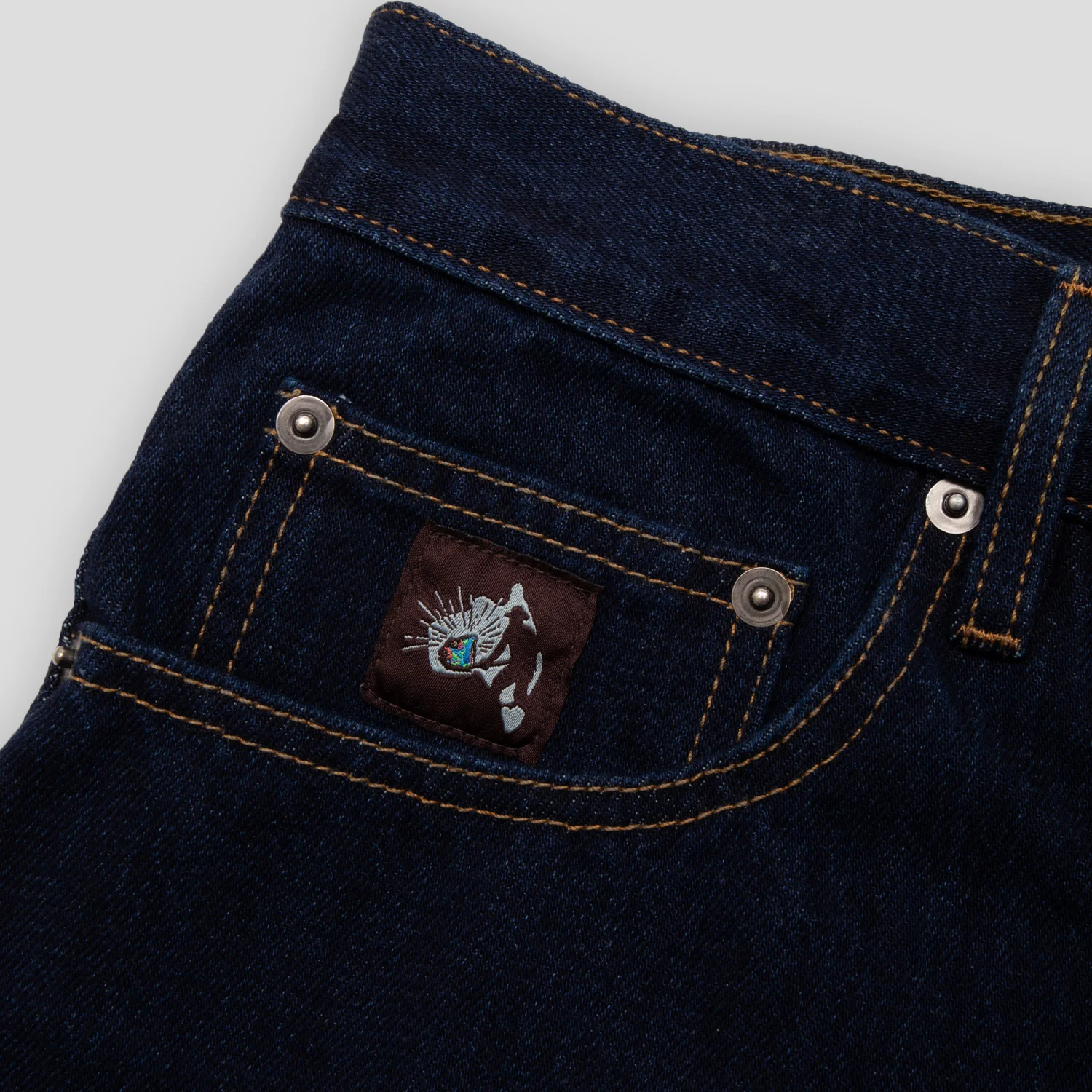 Pass~Port Australian Manufactured Denim Short - Rinsed Raw Indigo - Image 8