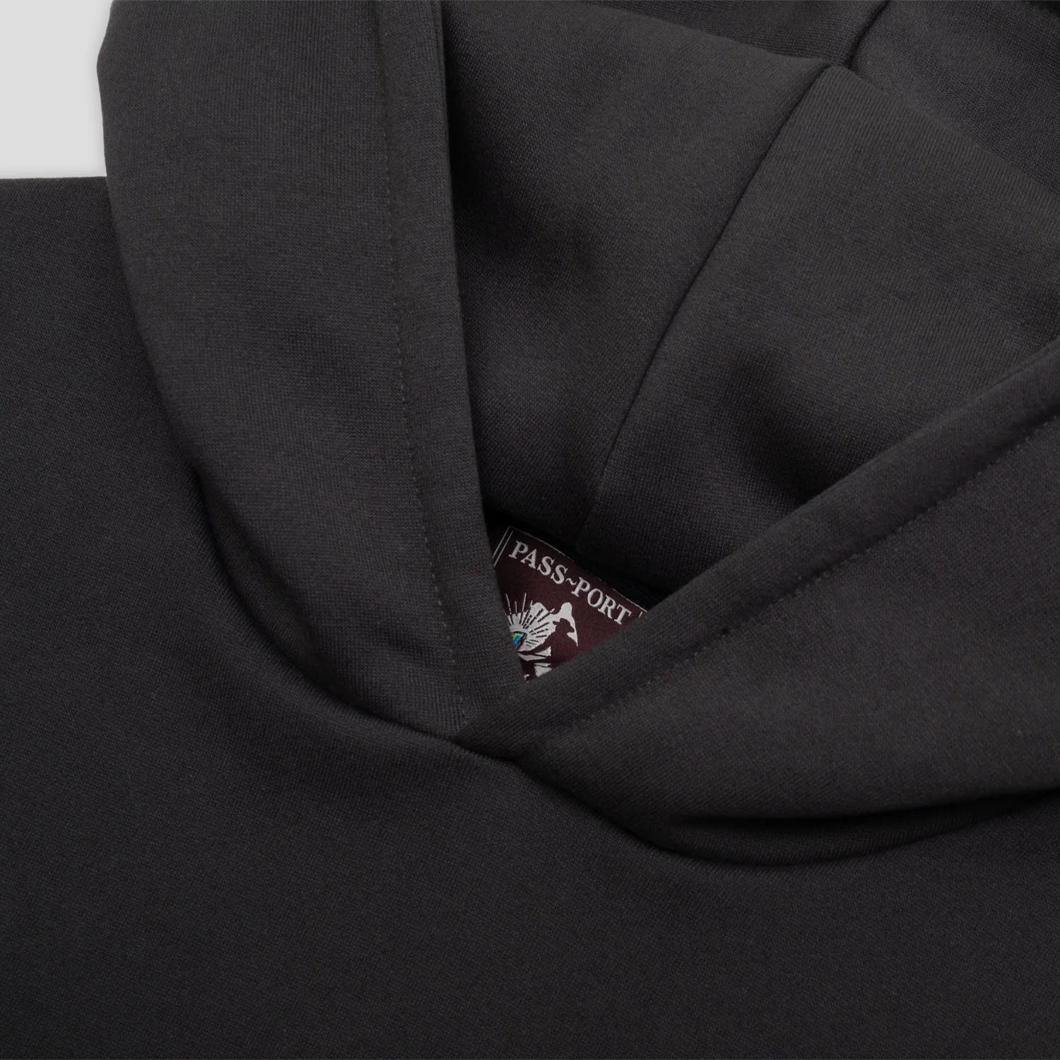 Pass~Port Australian Manufactured Hoodie - Vintage Black - Image 3