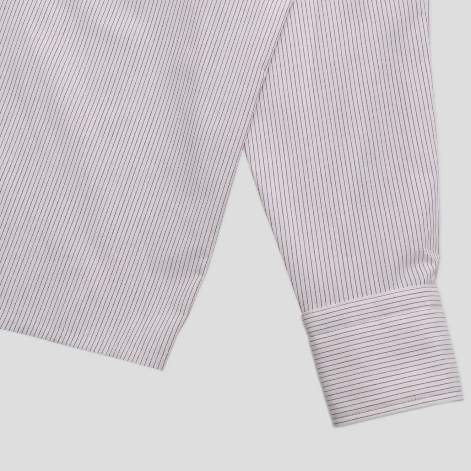 Pass~Port Australian Manufactured Oxford Shirt - Russet Brown Stripe - Image 7